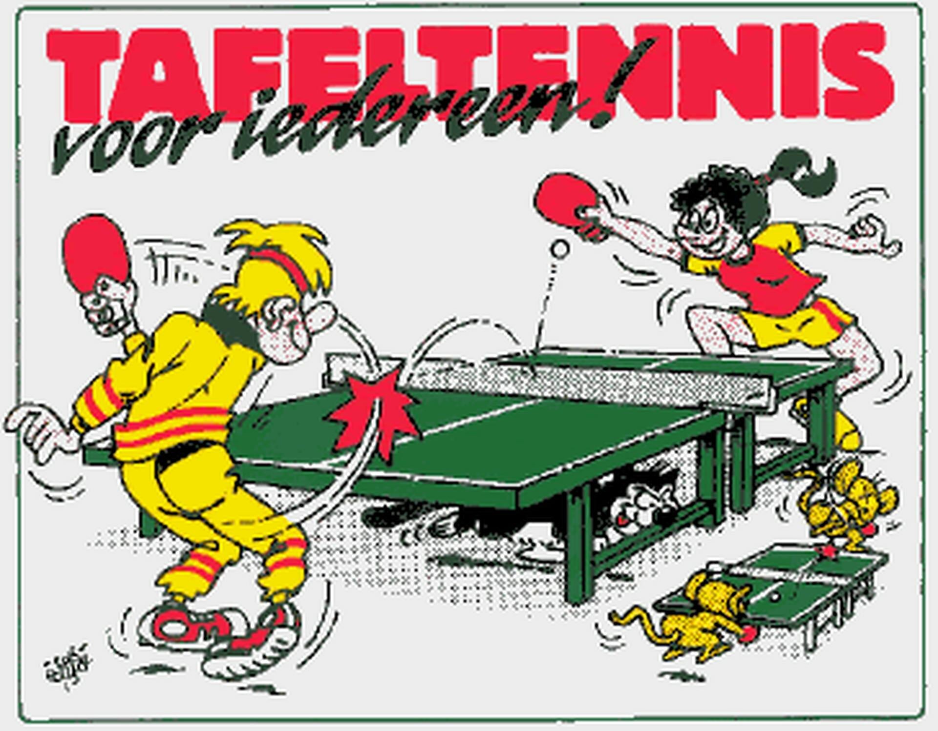 Open tafeltennisavonden bij TTV Effect op donderdag 13 en 20 november