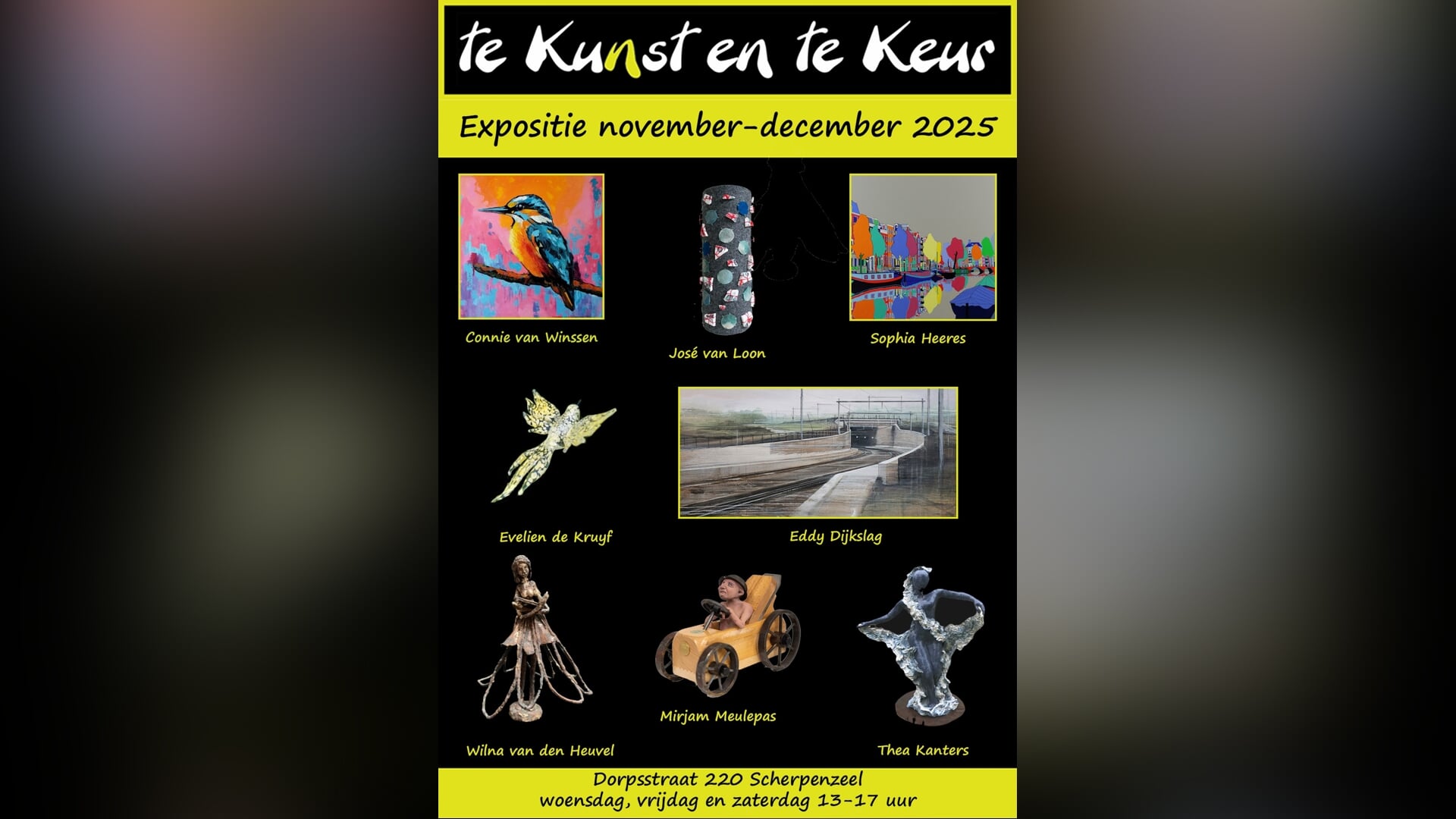 Nieuwe tentoonstelling te Kunst en te Keur in Scherpenzeel