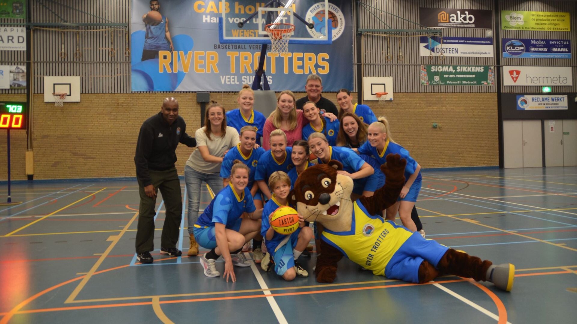 River Trotters Dames 1 pakt moeizame overwinning in Hardinxveld-Giessendam