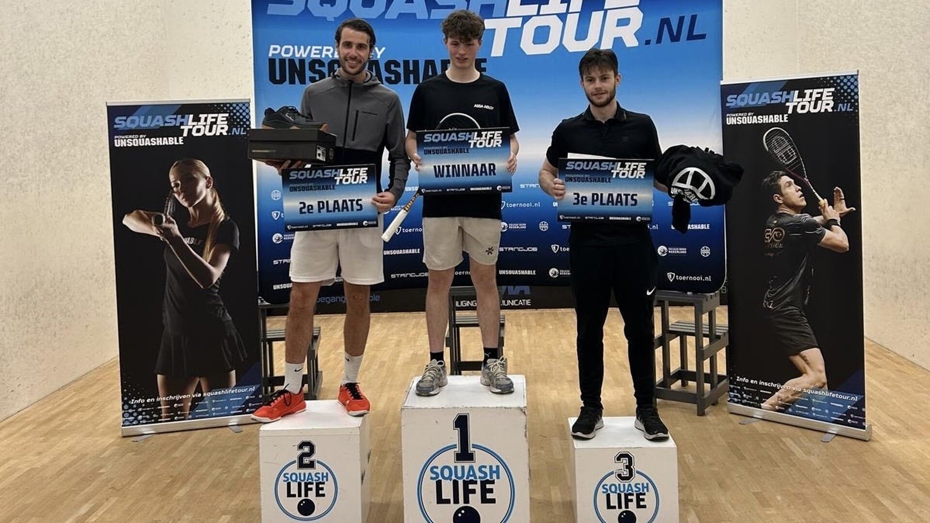 Zeister squash talent Samuel Kamphuys wint