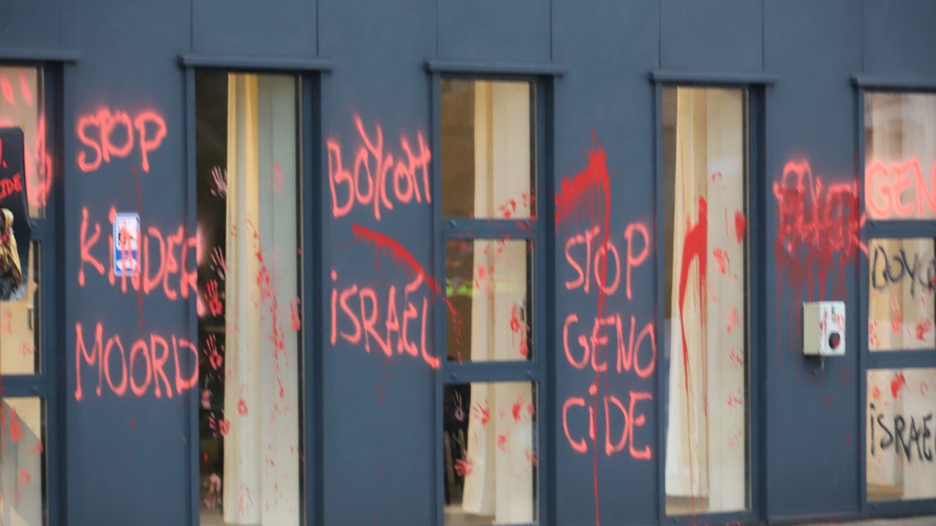 Demonstranten Israël Centrum voor de rechter