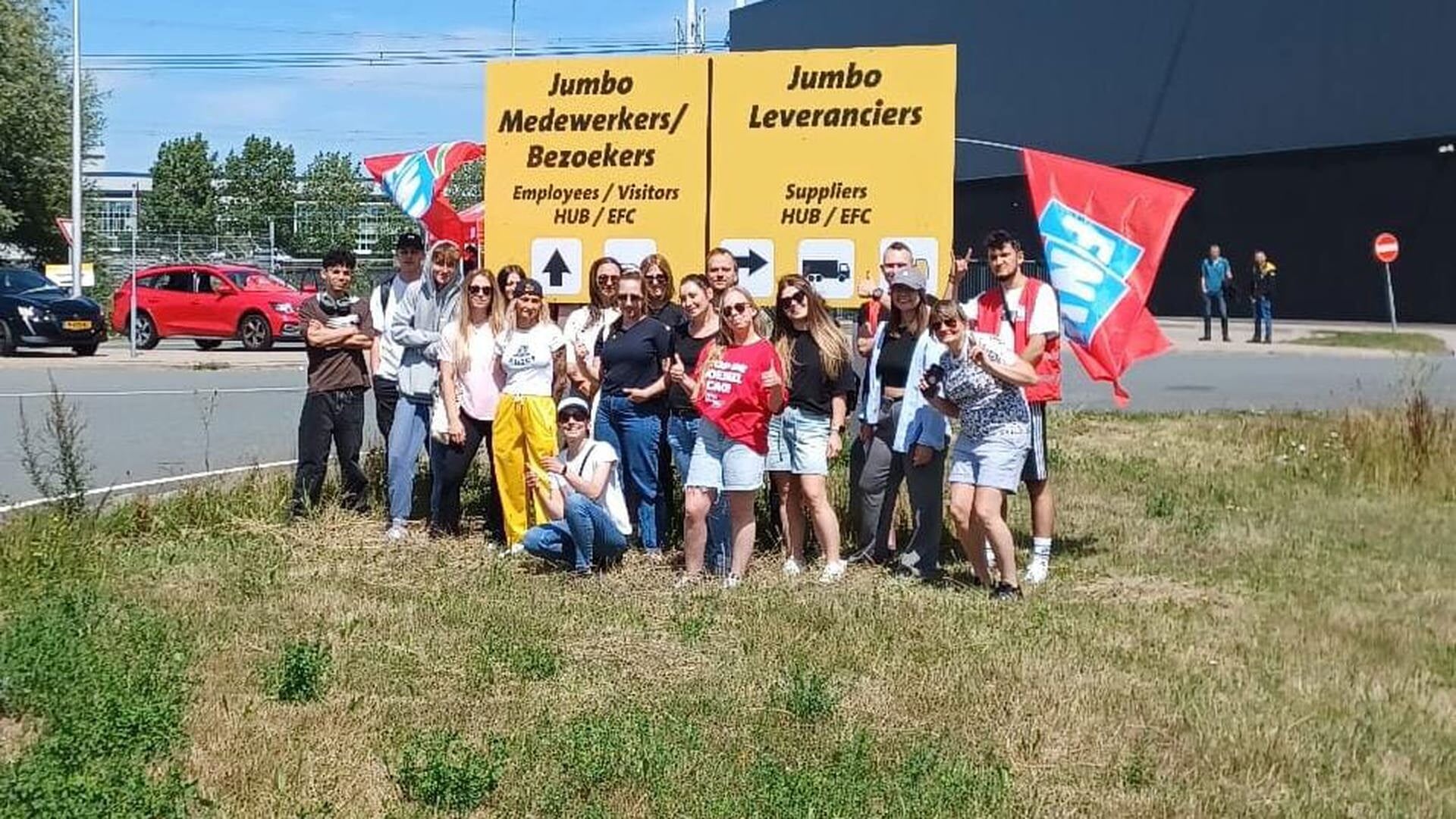 Uitzendkrachten distributiecentra Bleiswijk staken