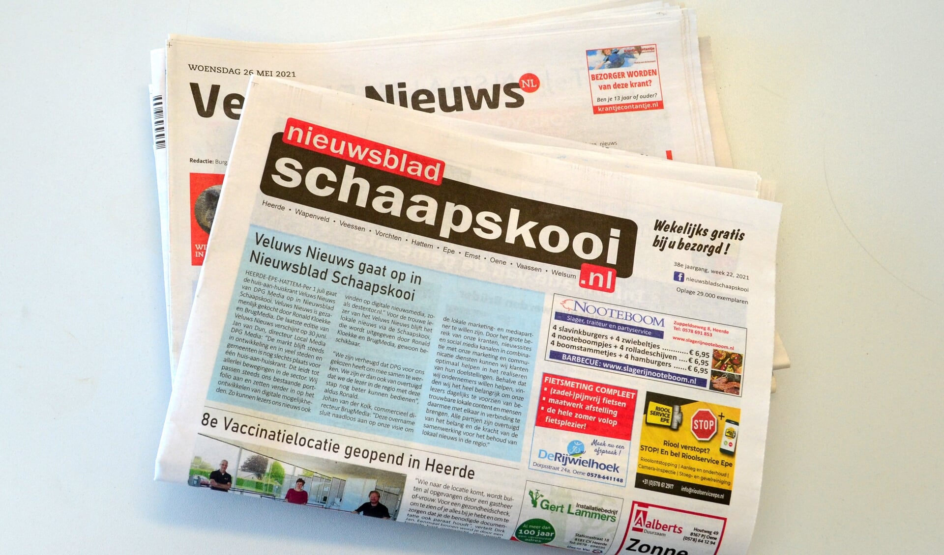 BrugMedia En Nieuwsblad Schaapskooi Nieuwe Eigenaar Van Veluws Nieuws ...