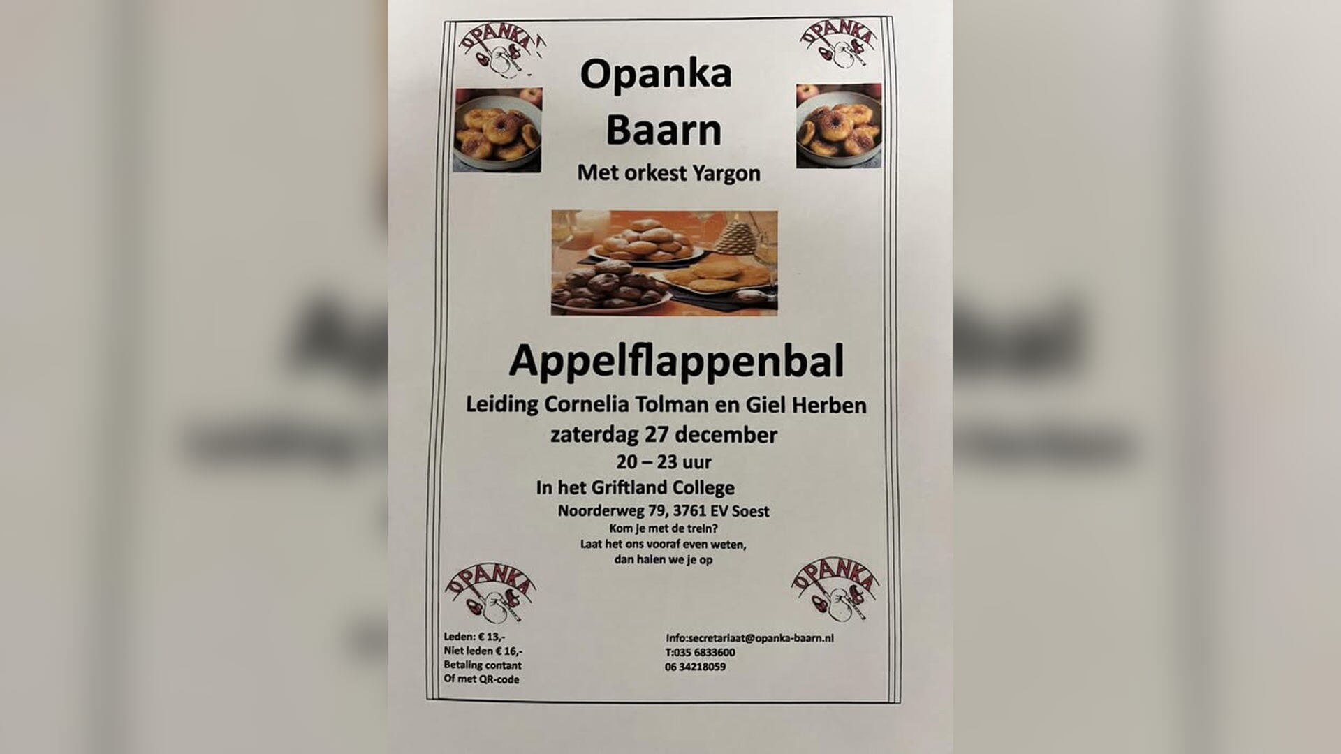 Weer traditionele Appelflappenbal bij Opanka - BaarnscheCourant.nl ...