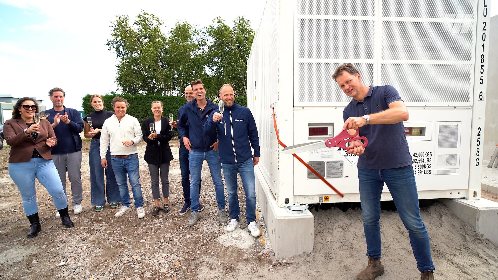 Eerste 4,5 MWh Huawei batterij van de Benelux staat in Bleiswijk