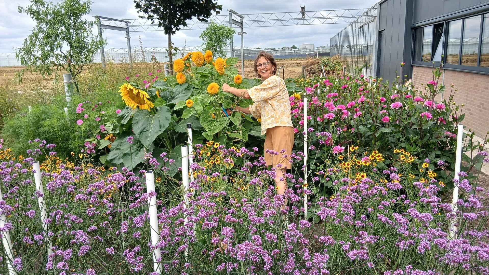 Bloempluktuin en kunstatelier samen op één adres