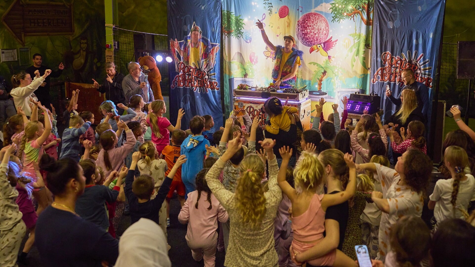Feestelijke Pyjama Party bij Monkey Town Bleiswijk
