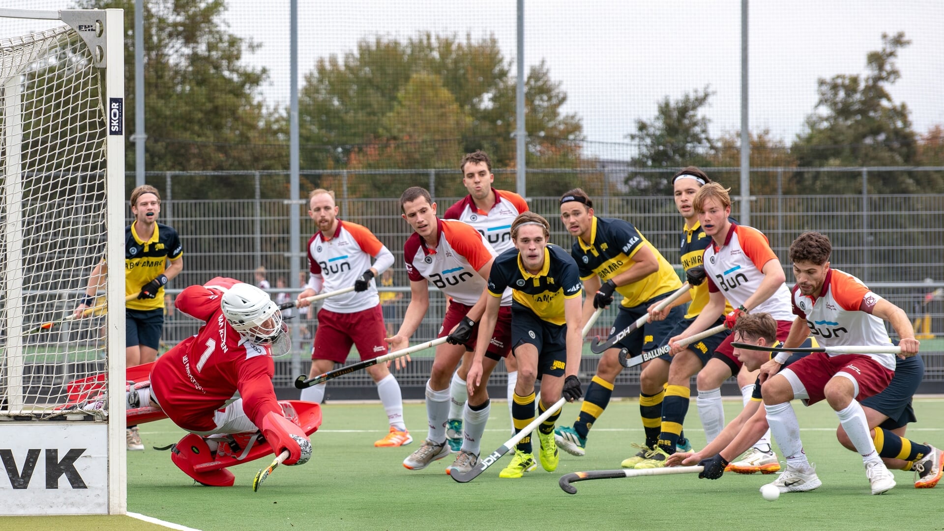 HBR Heren 1 deelt de punten met Almere, dames winnen