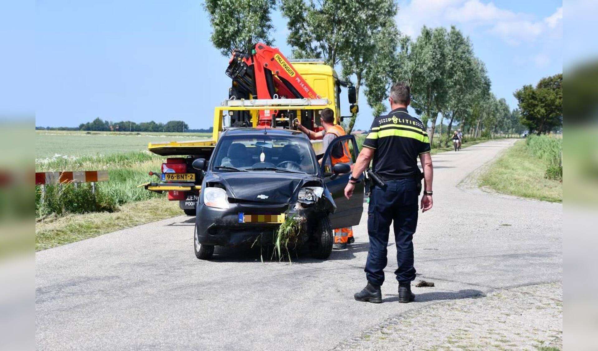 Drie personen gewond bij ongeval in Kerkwerve