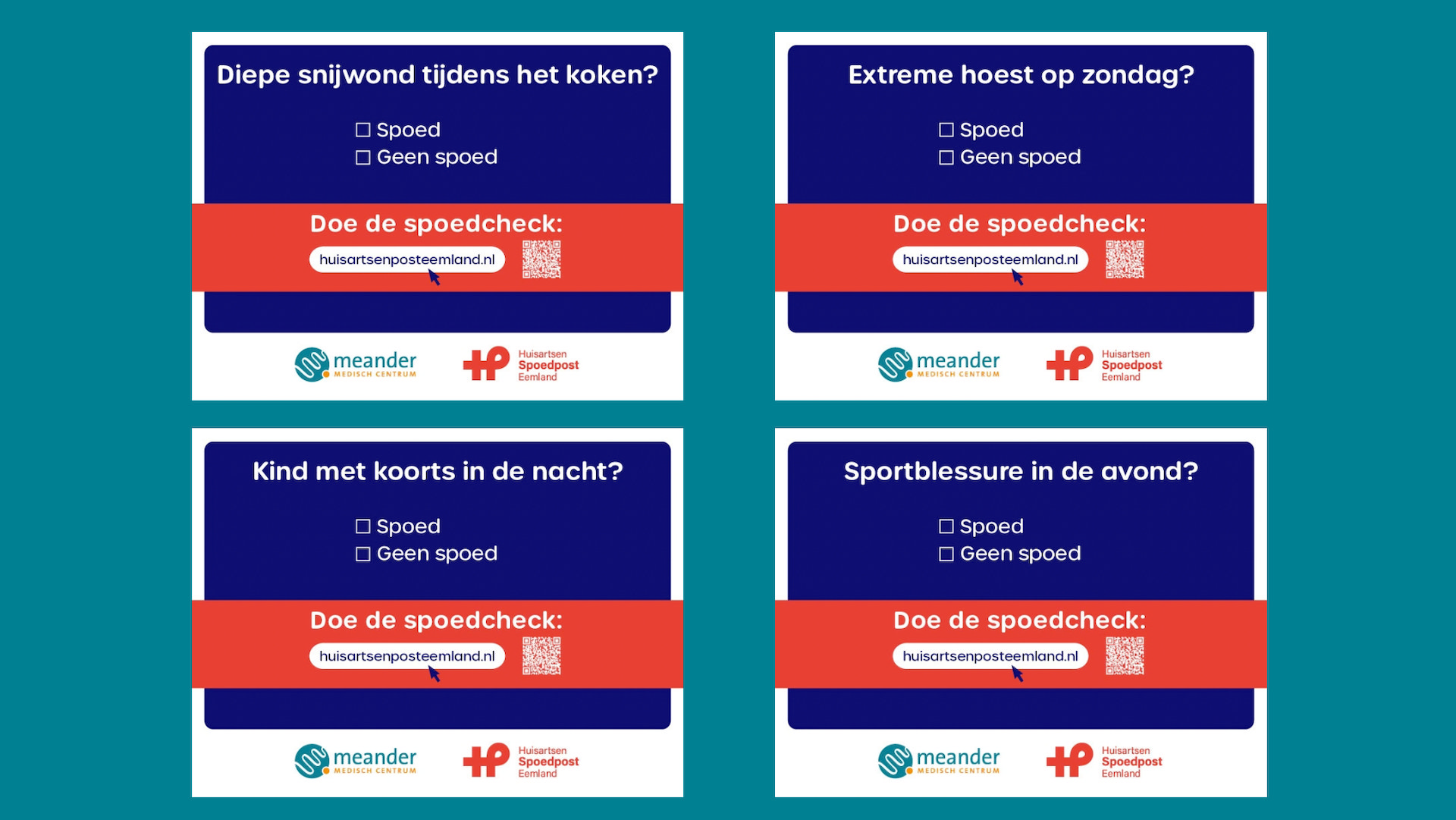 Spoed of niet? Meander en Huisartsen Eemland starten regionale campagne ...