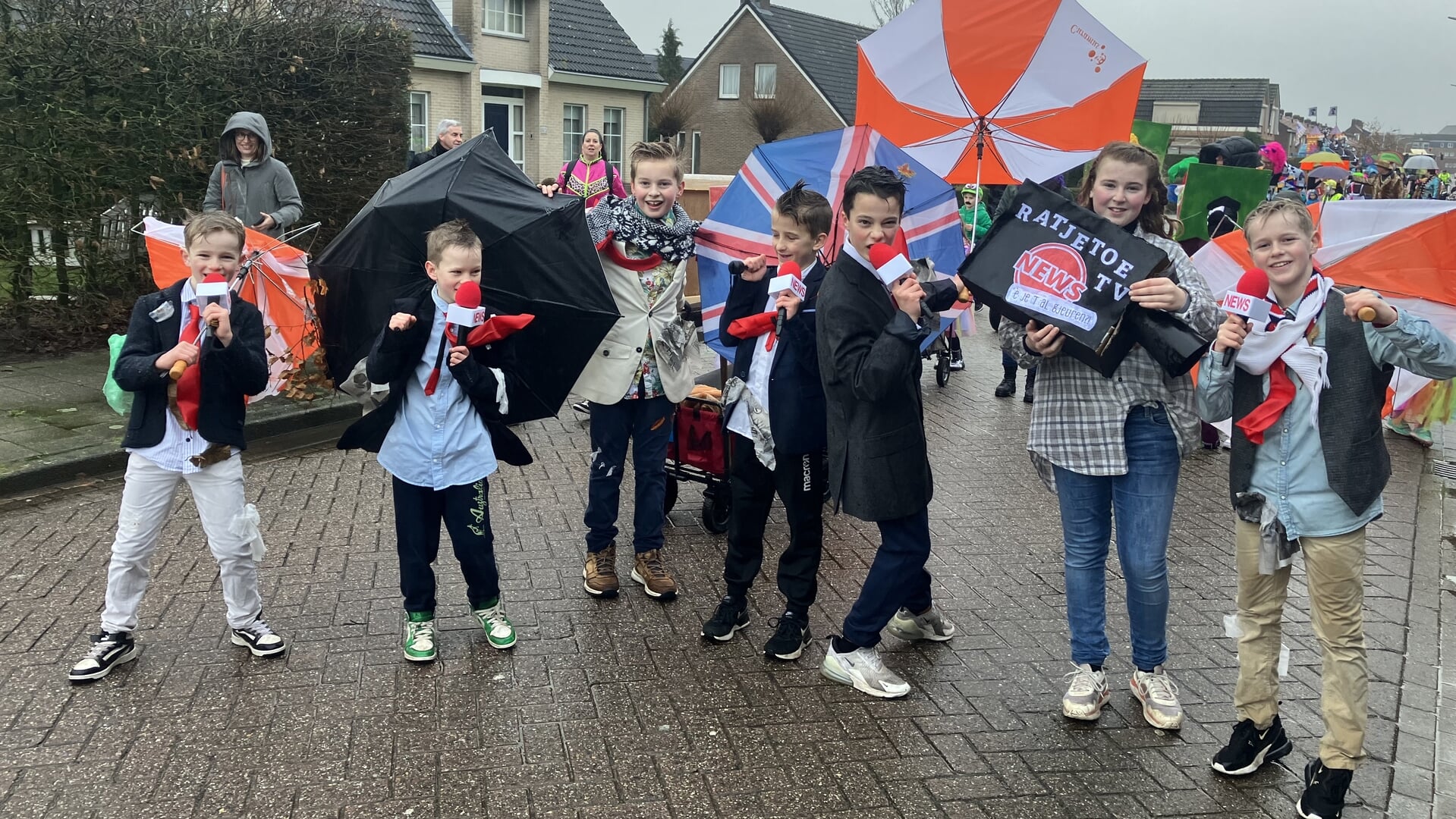 Carnavalsoptocht basisschool Inghelosenberghe