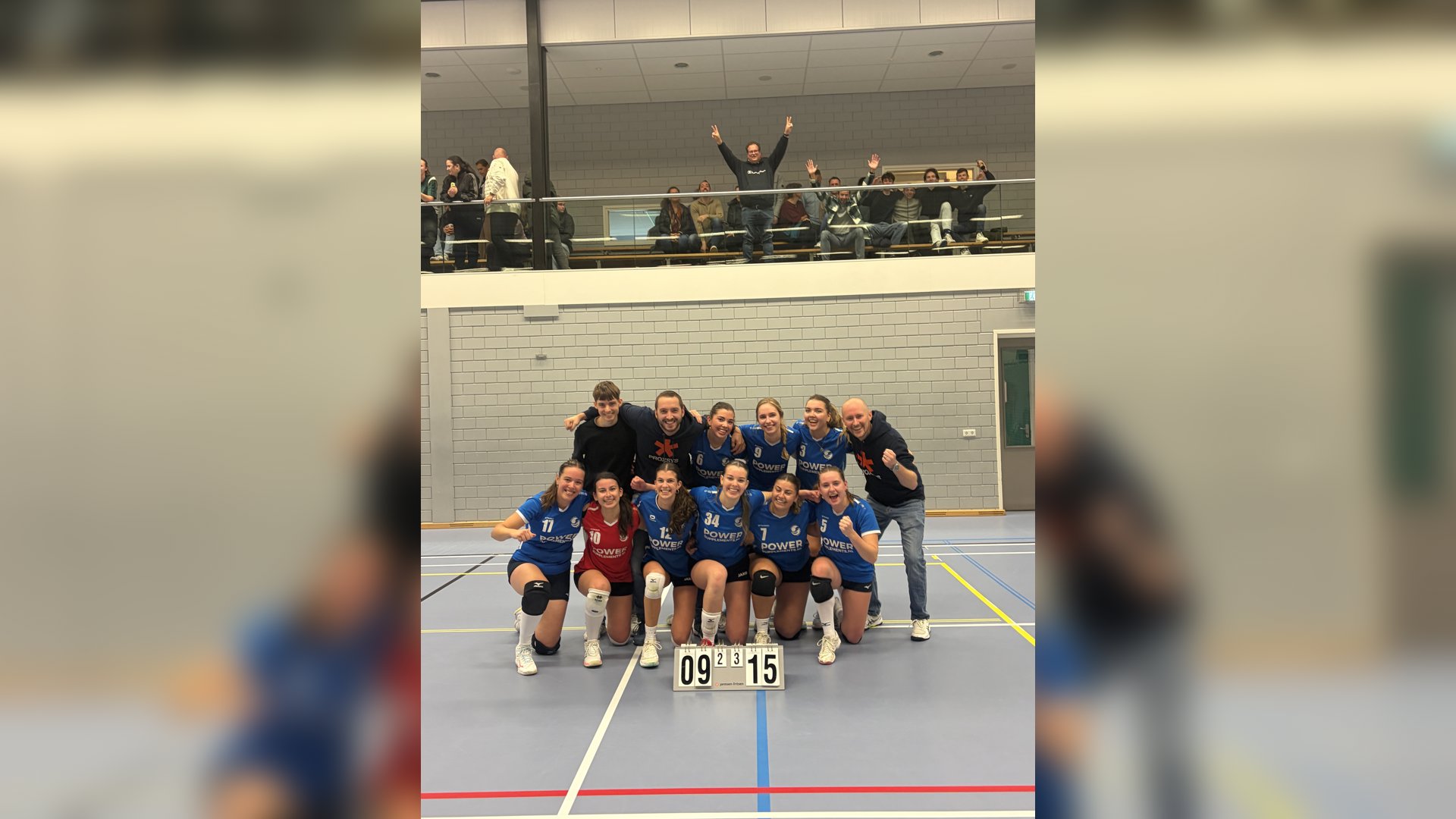 Spannende vijfsetter levert De Meteoor DS 1 een 3-2 overwinning op bij de bekerwedstrijden!