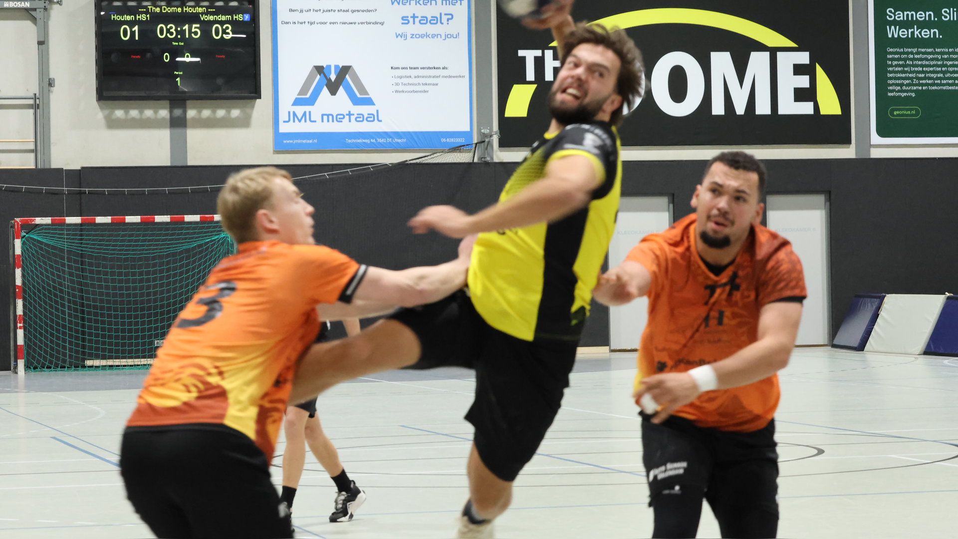 Geen punten voor Geonius/Handbal Houten