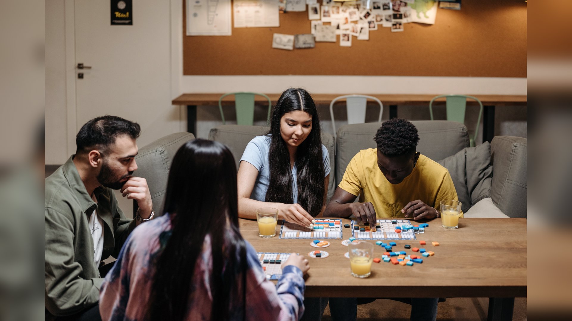 Spellen spelen in de bibliotheek