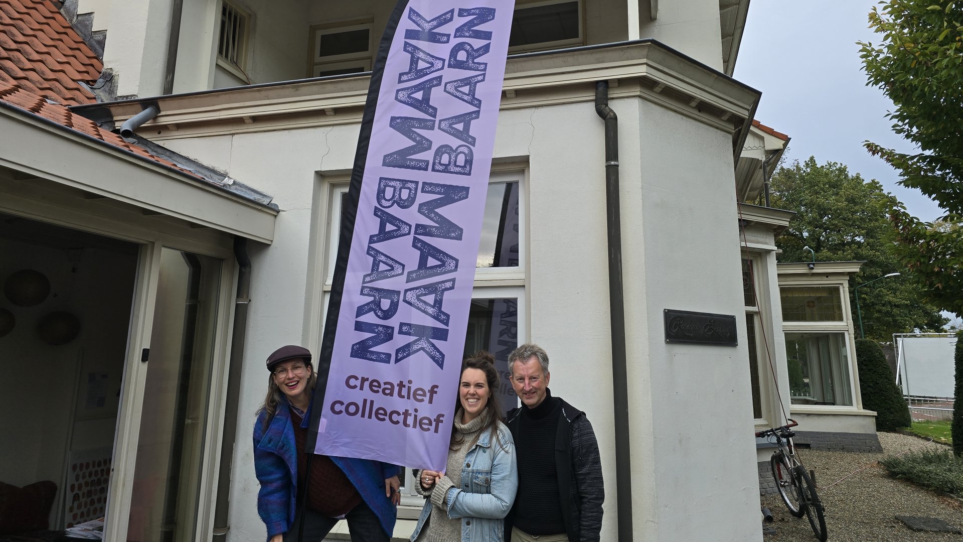 MAAK Baarn, broedplaats in villa Zadelhoff; creatieven omarmen project