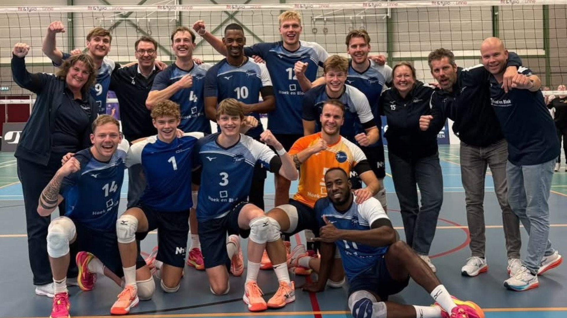 Heren 1 wint eerste Eredivisie match