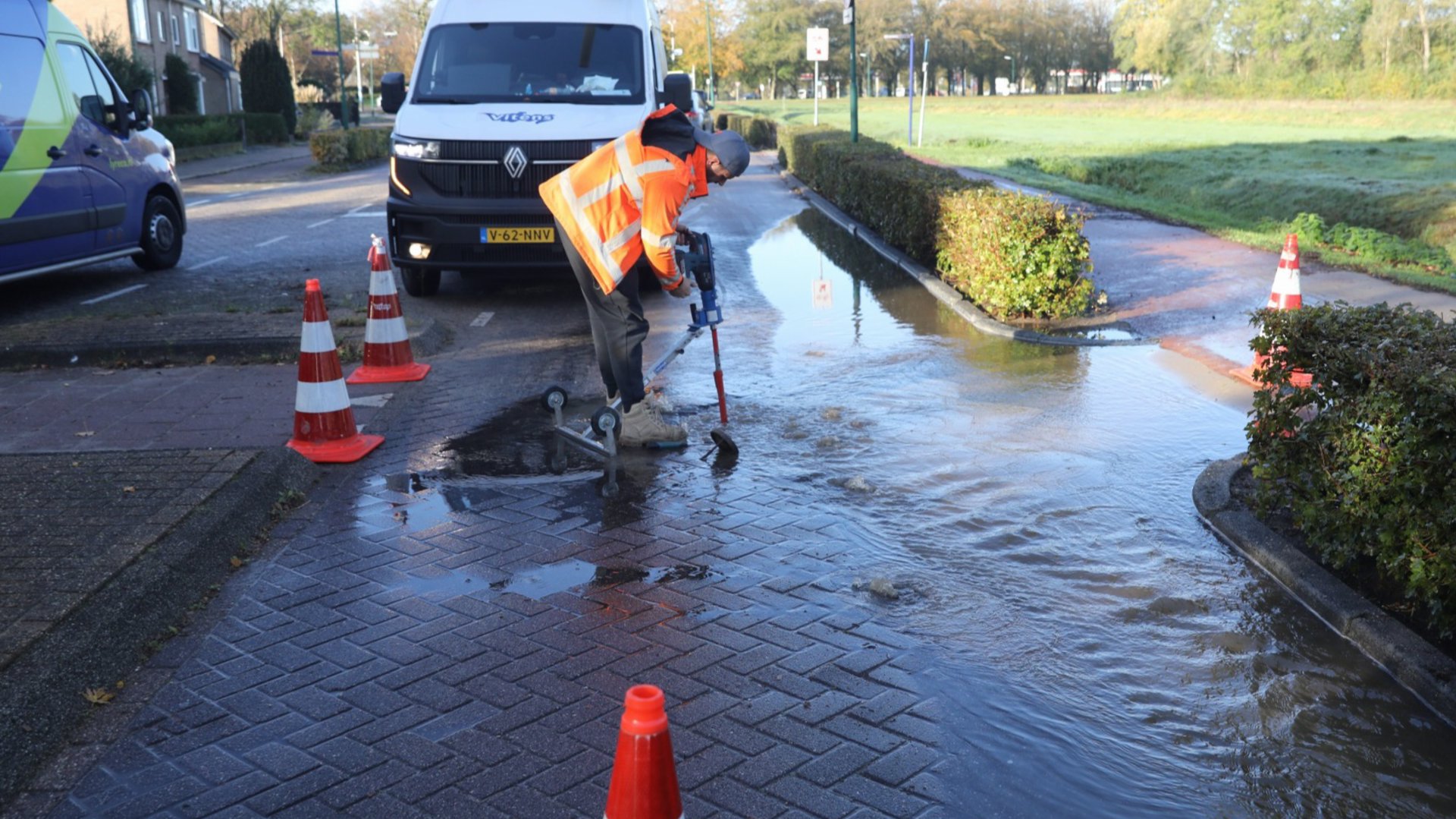 Waterleidingprobleem bij Drakenburgerweg