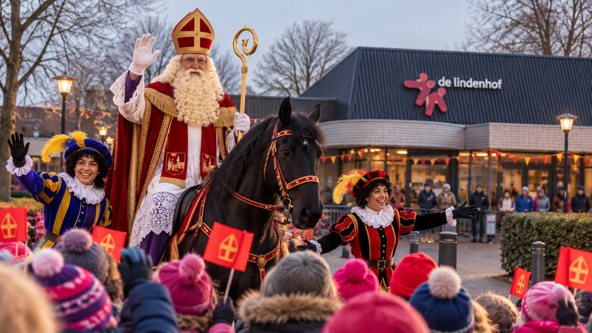 Komt Sinterklaas met de helikopter naar Odijk?