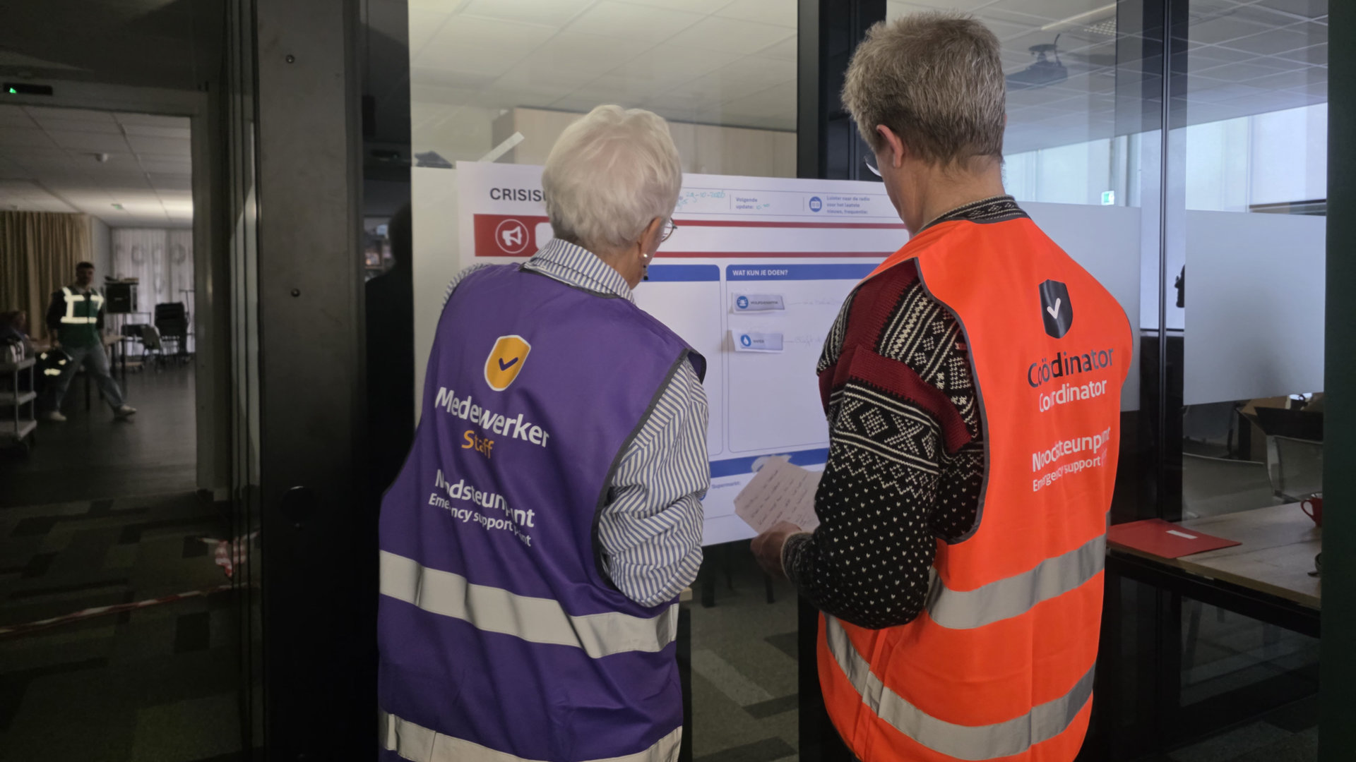 Gelderland Midden oefent met noodsteun - en coördinatiepunten