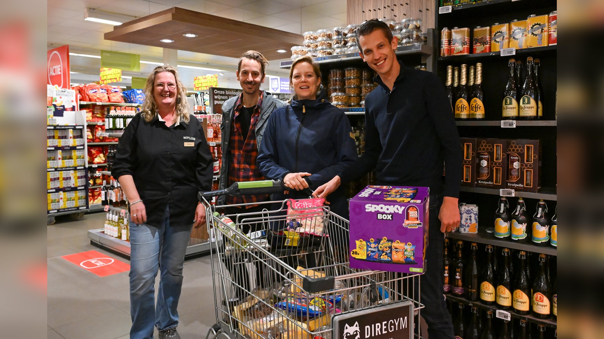 Minuut vliegt om bij gratis winkelen in Soesterbergse supermarkt PLUS Livestro