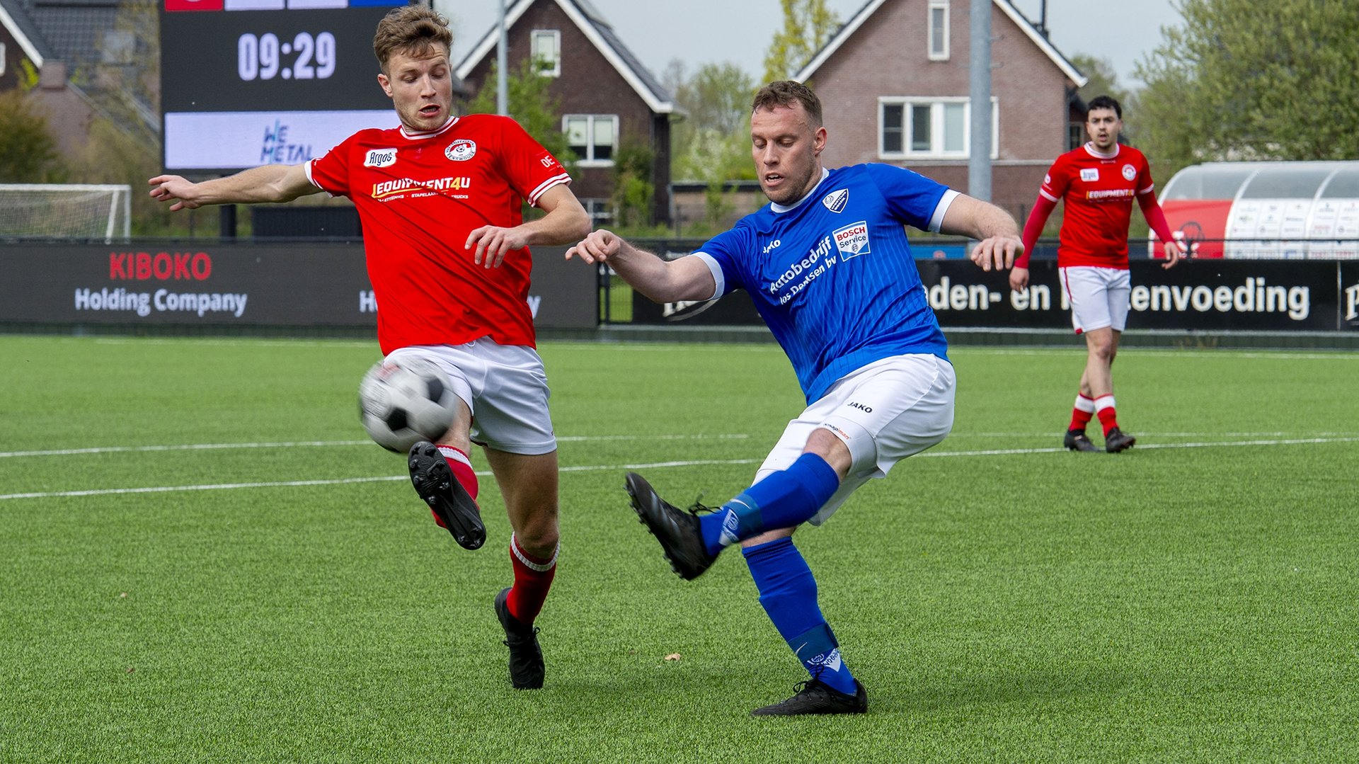 Renswoude gaat in minuut 96 de bietenbrug op