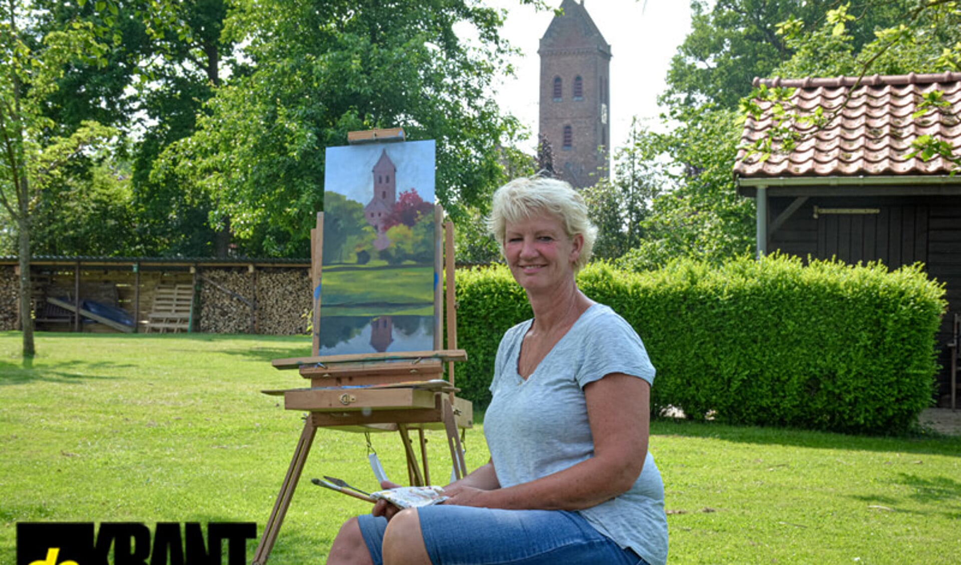 Kleintje Cultuur - Joke Klaveringa richt zich volledig op het schilderen