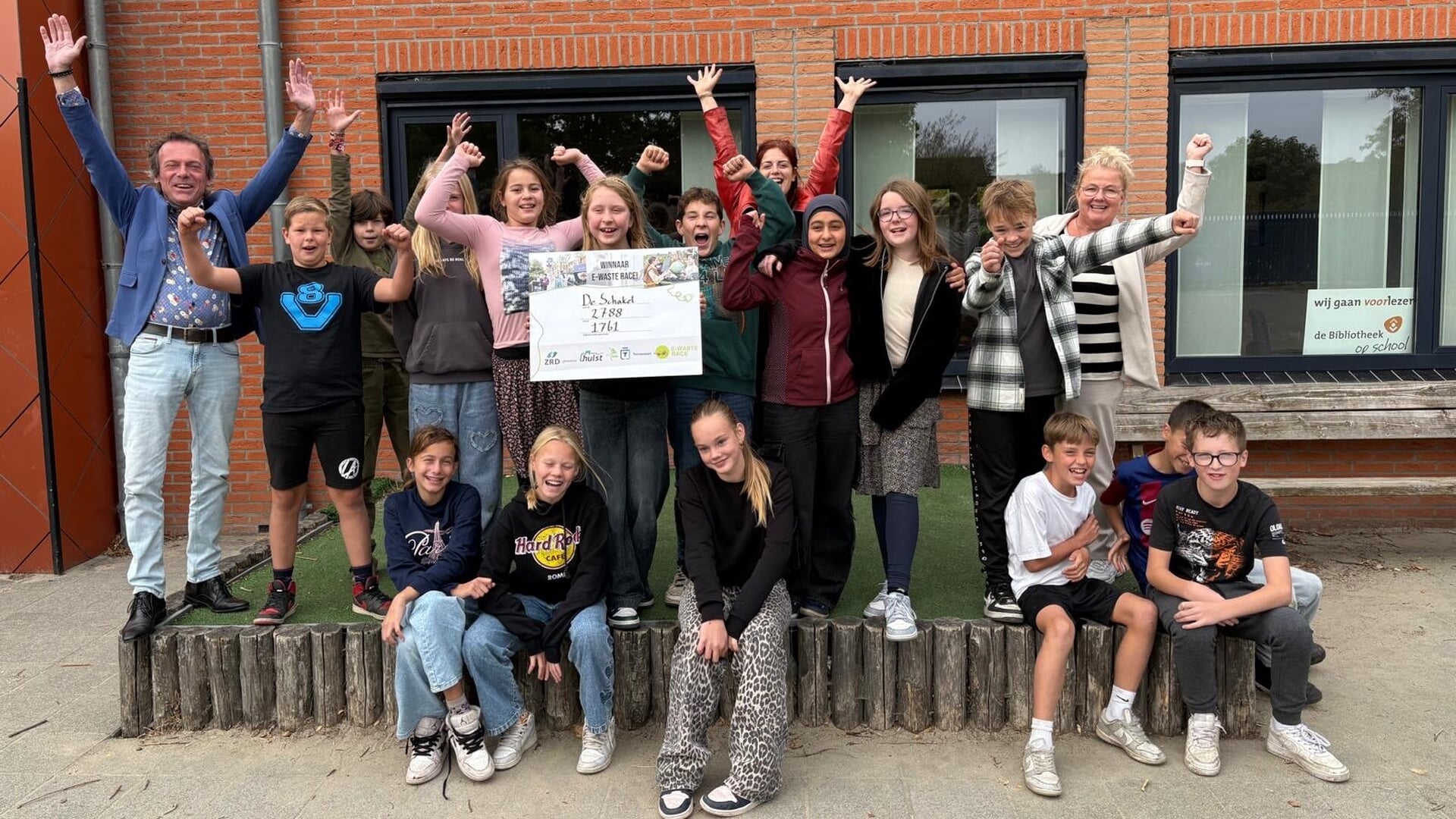 Basisschool De Schakel winnaar E-waste Race