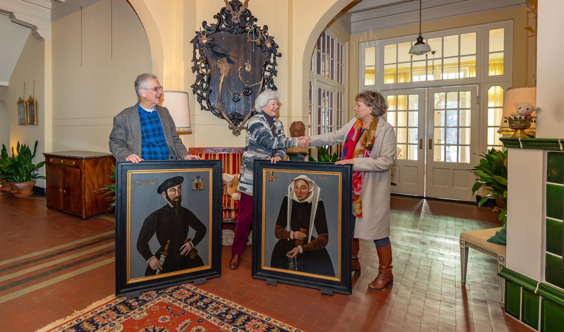 Portretten in bruikleen naar Huis Vilsteren