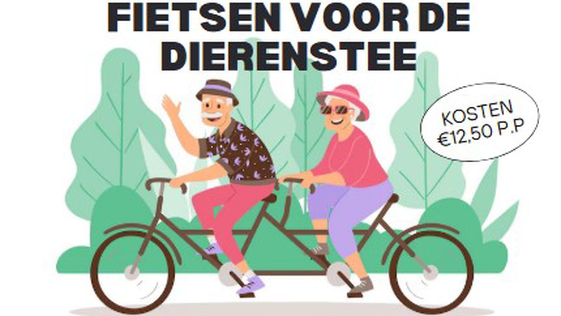 Doe mee met ‘Fietsen voor De Dierenstee’