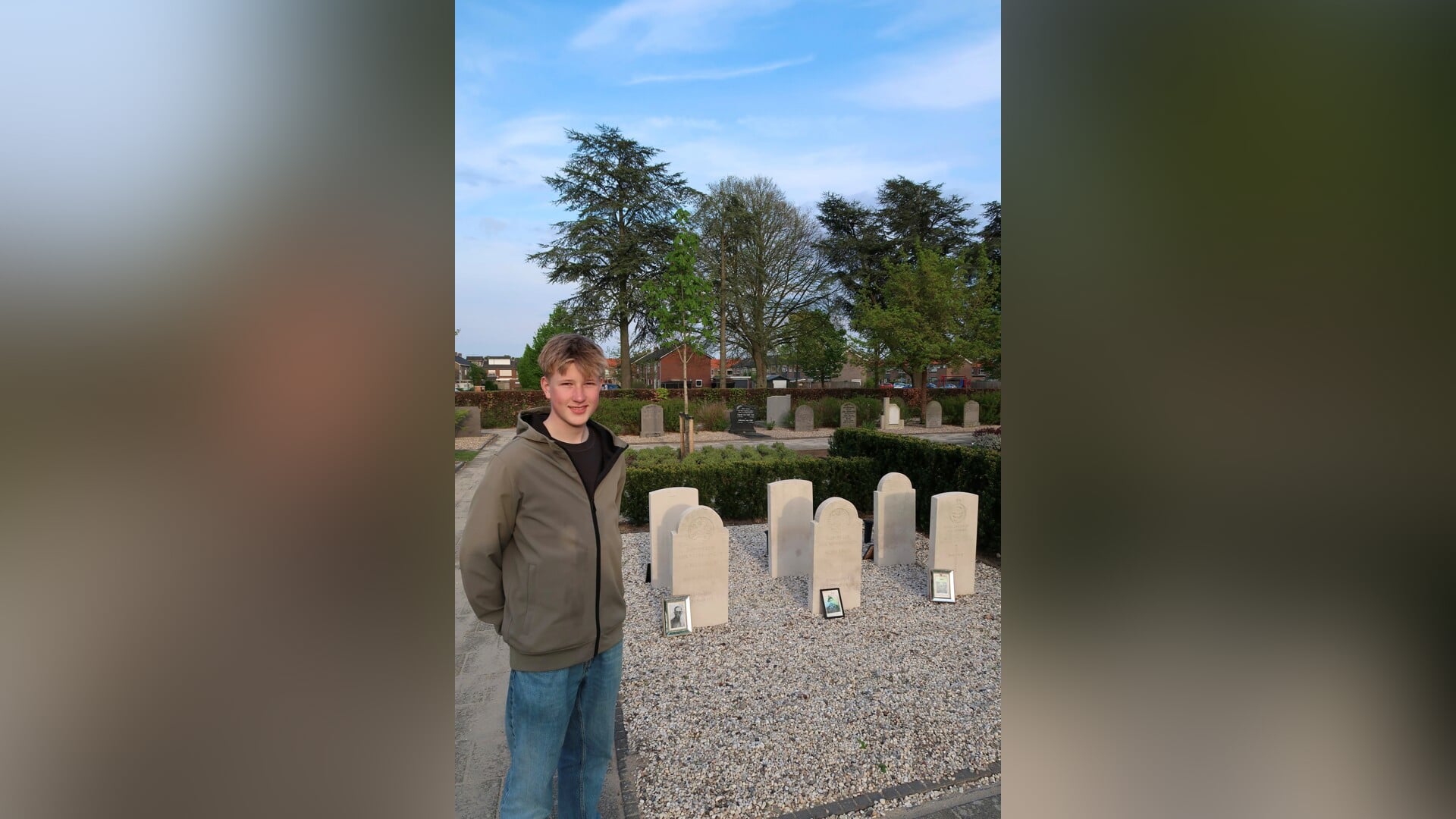 Jurre Dekker (14) geeft oorlogsslachtoffers gezicht