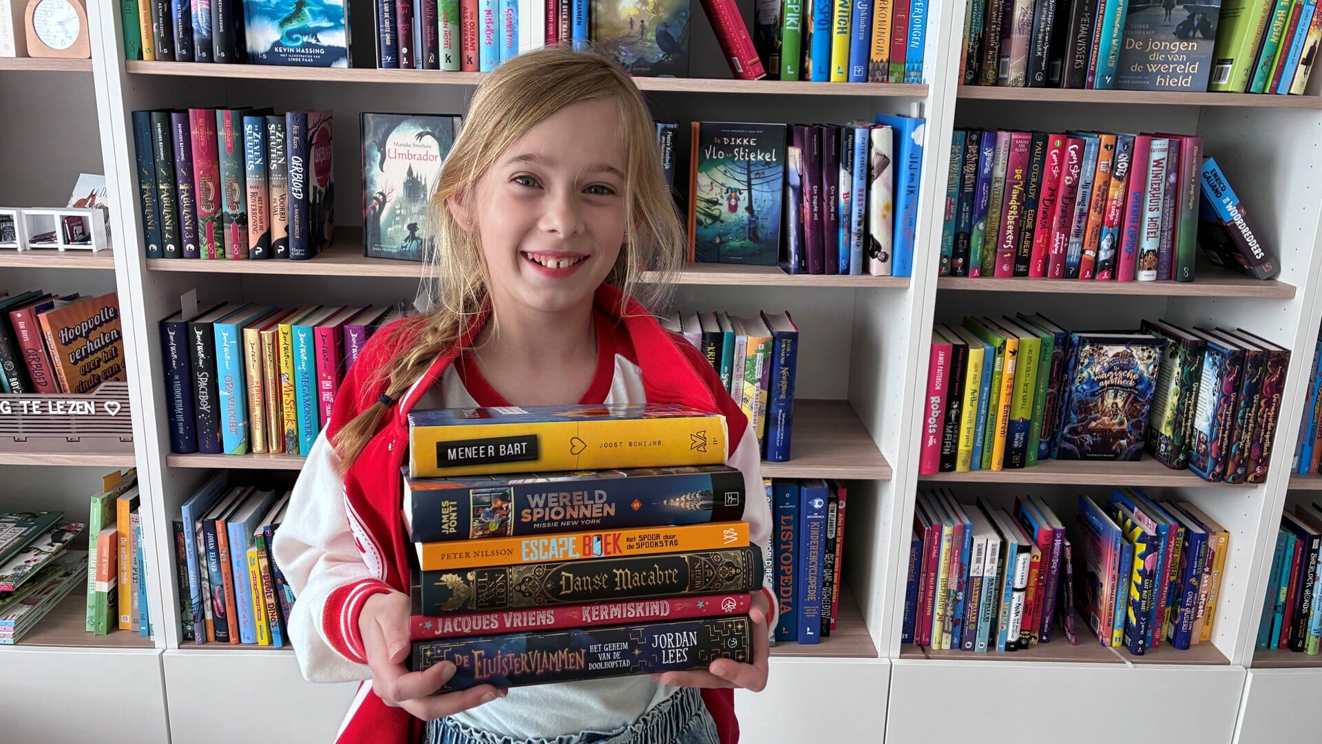 Jutta (10) is ambassadeur van lezen en de kinderjury
