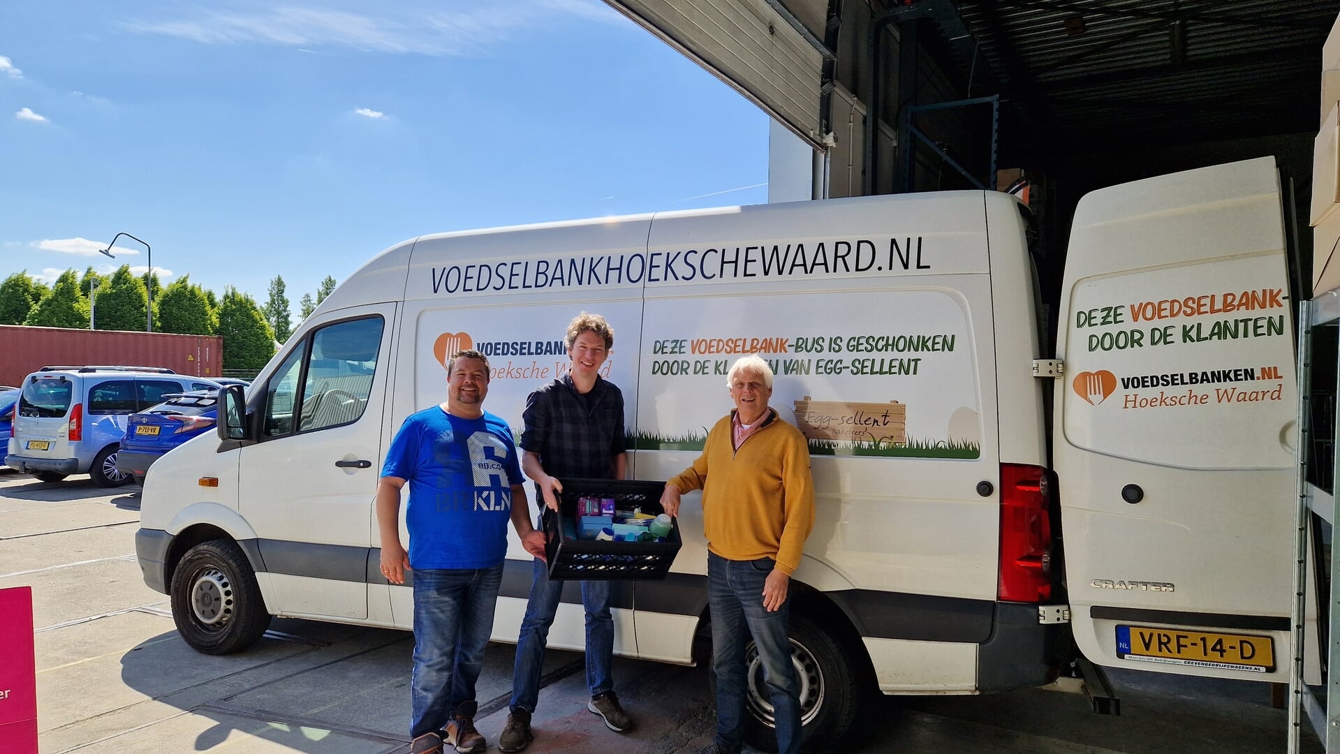 Vijftigste krat voor de voedselbank