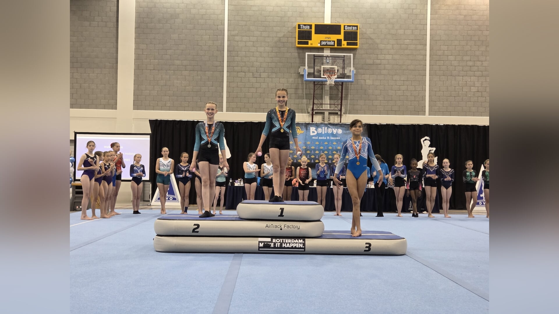 Podiumplaatsen voor KDO-Sport tijdens de Zuid-Hollandse turnfinales!