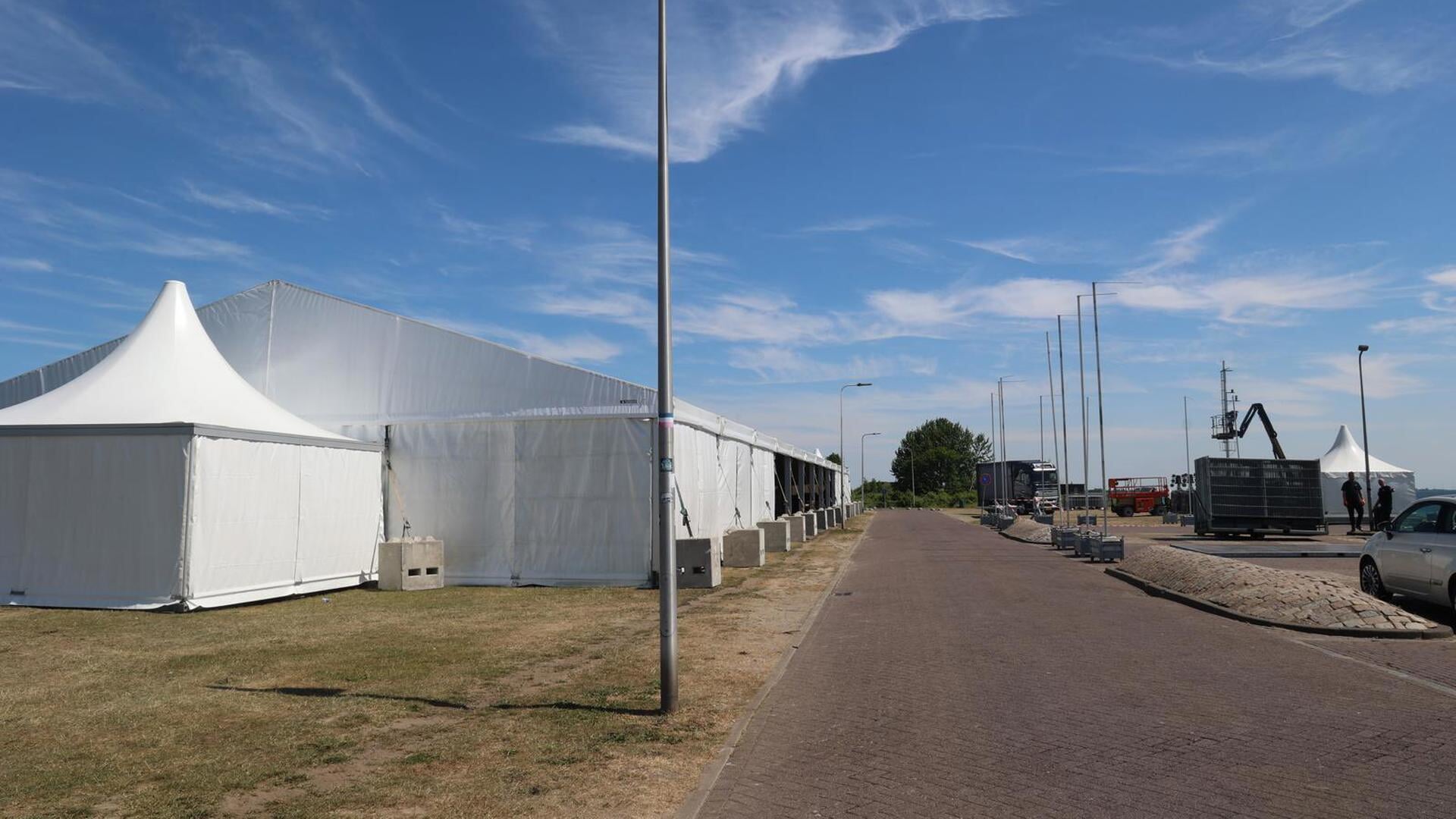 Opbouw Voorne aan Zee Festival begonnen!