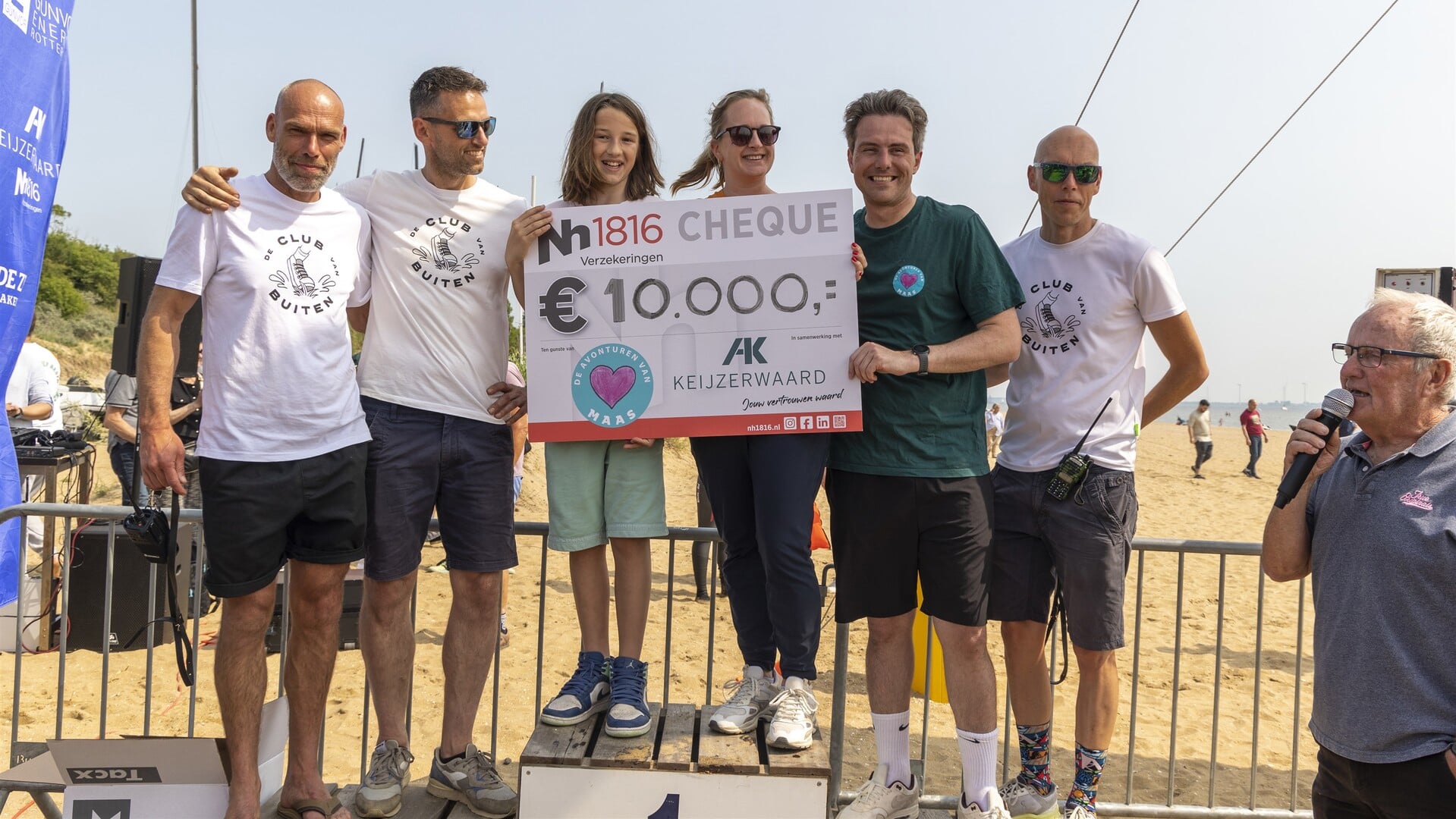 €10.000 ,- voor Stichting Maas dankzij ‘De Oversteek’