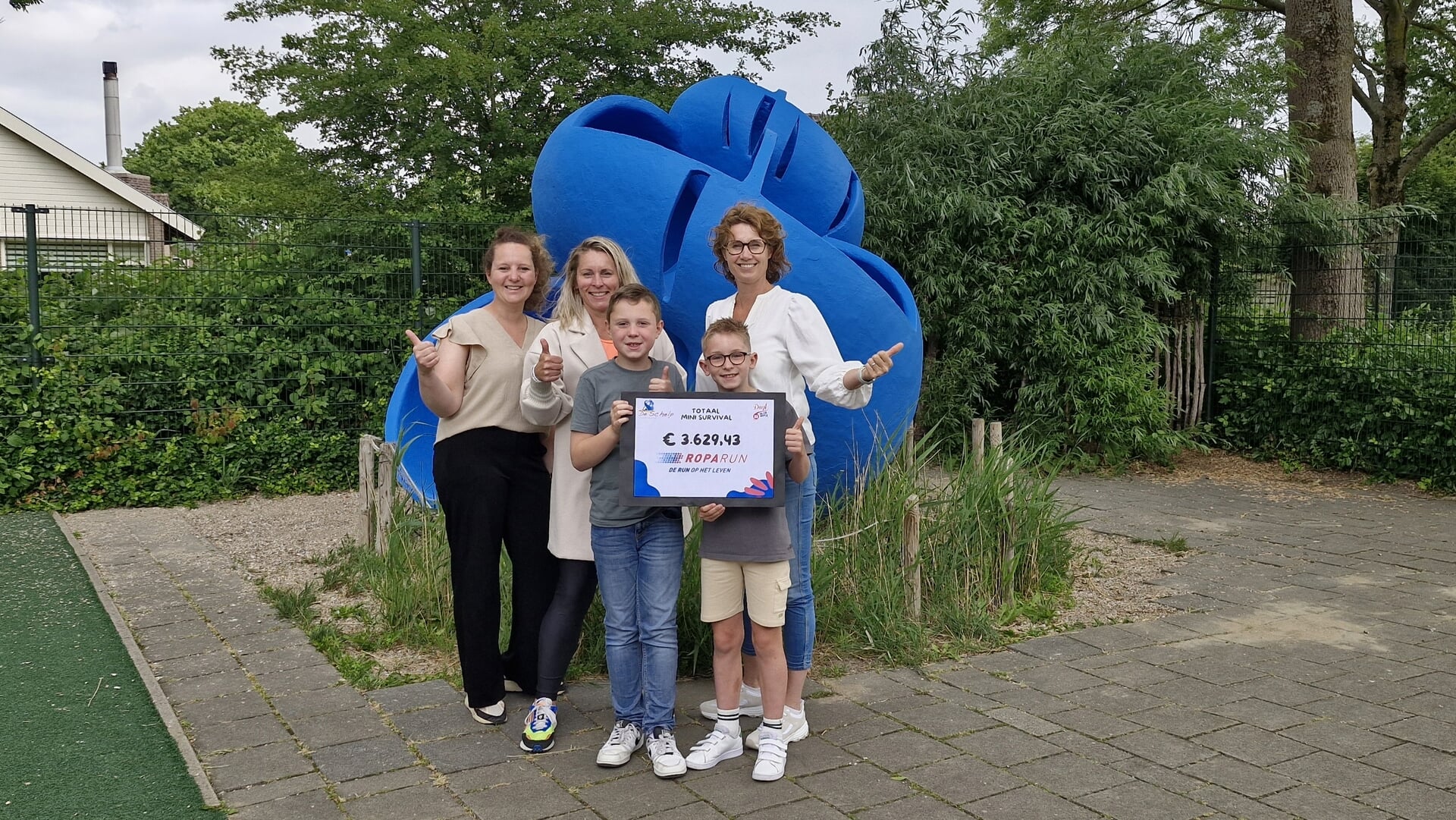 Leerlingen in actie voor Roparun-team ‘Duyf on the Move’