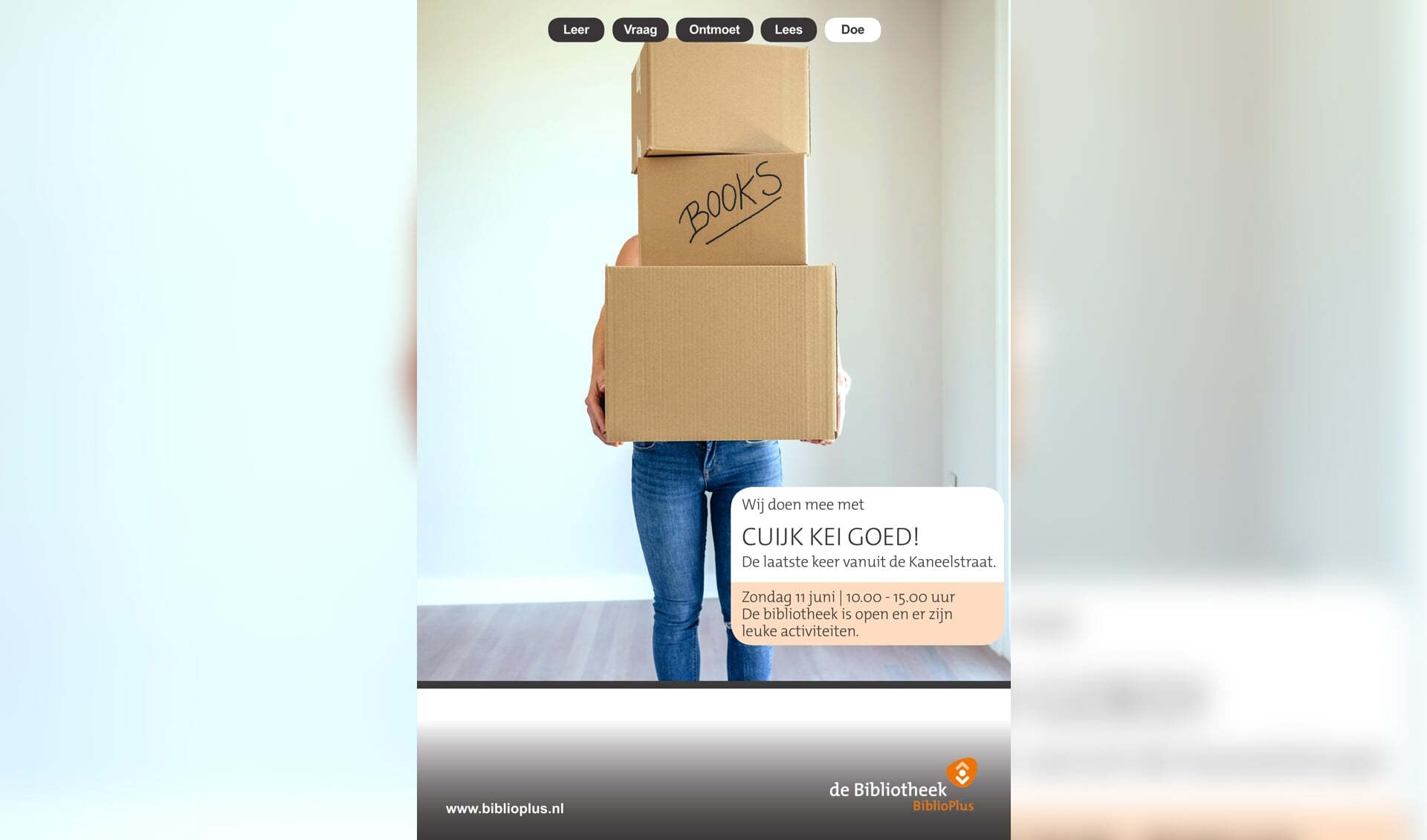 Bibliotheek tijdens Cuijk Keigoed open met leuke activiteiten ...