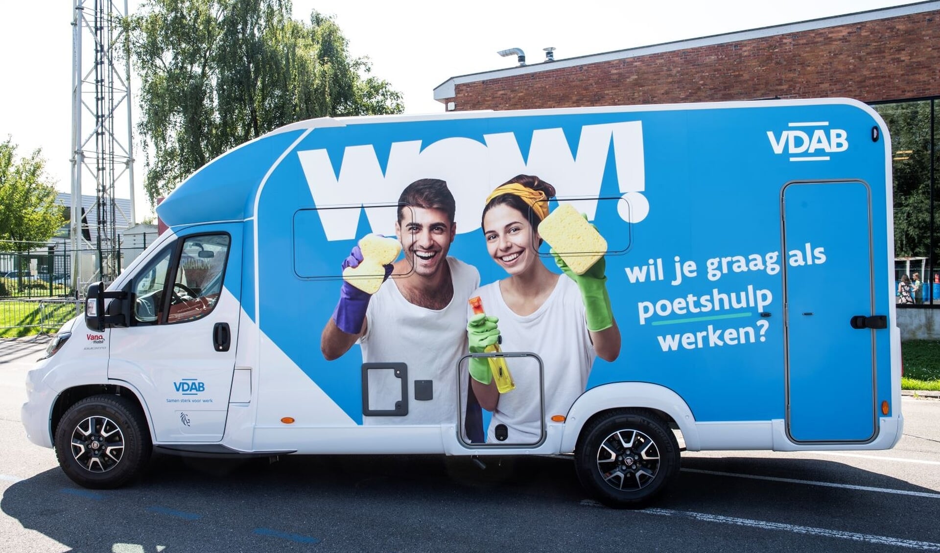De ‘poetsmobiel’ komt naar Haacht: “De job van schoonmaker bij mensen ...