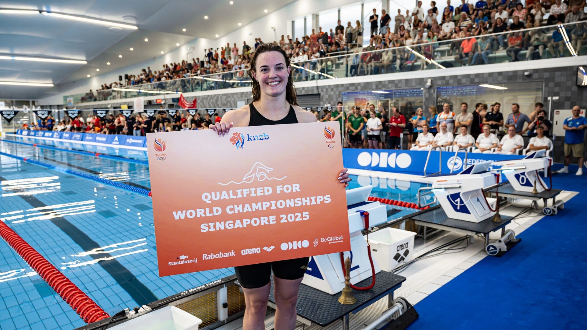 Tessa Giele naar zwem-WK lange baan in Singapore