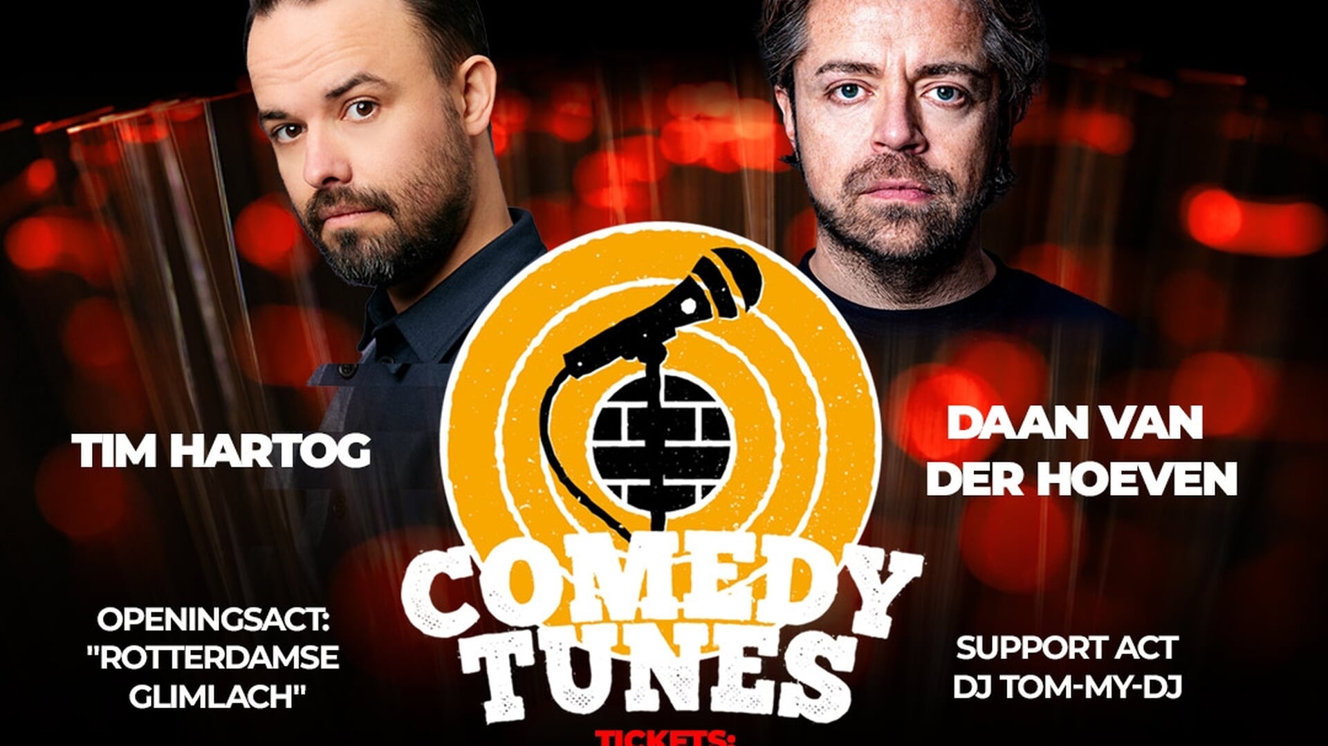Gewijzigde datum Comedyshow Eendrachtshoeve