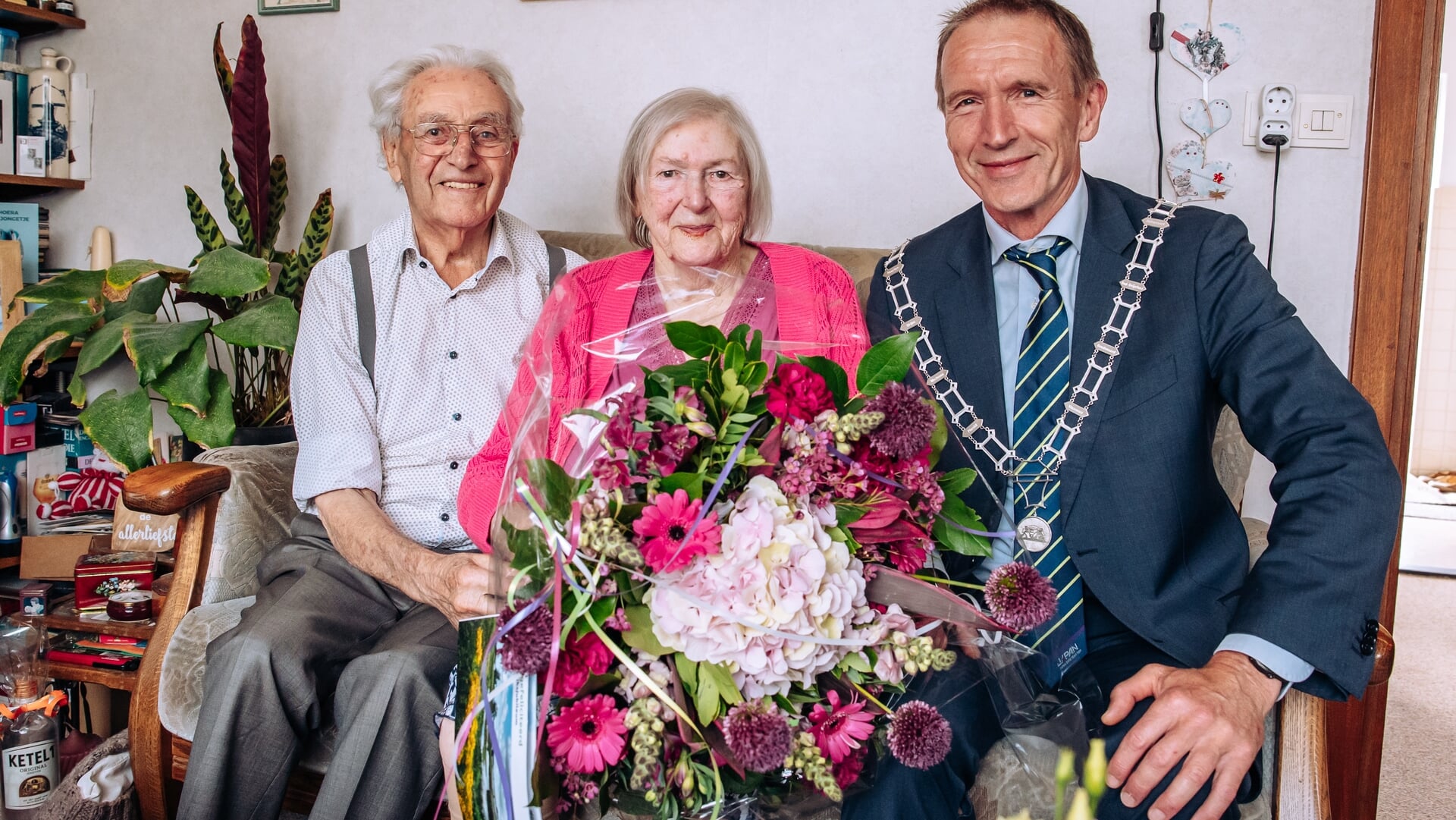 Echtpaar De Klerk-Vermaas uit Numansdorp viert platina jubileum !