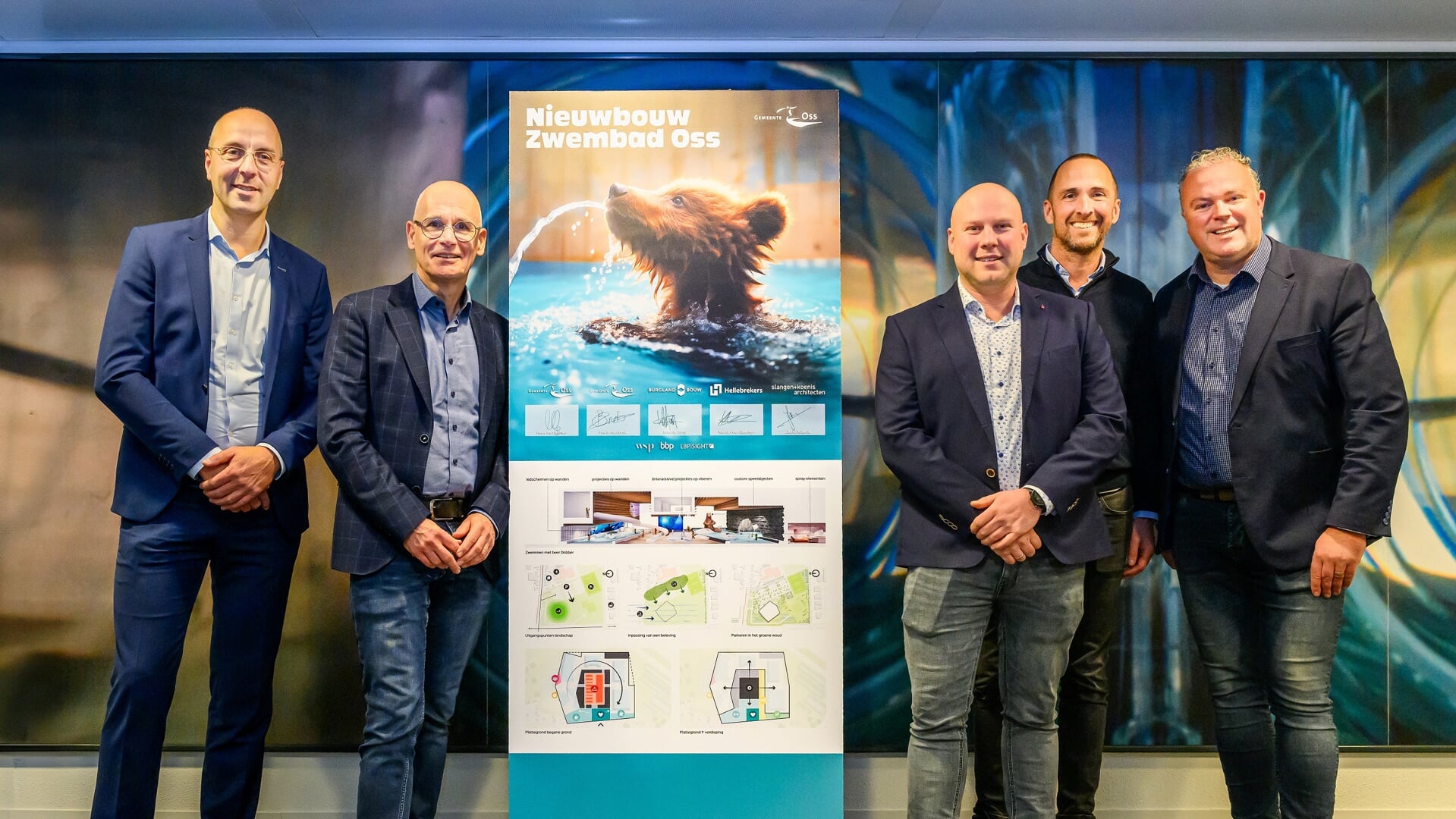 Bouwteam Nieuw Zwembad Onder Leiding Van Burgland Bouw - Adverteren Oss ...