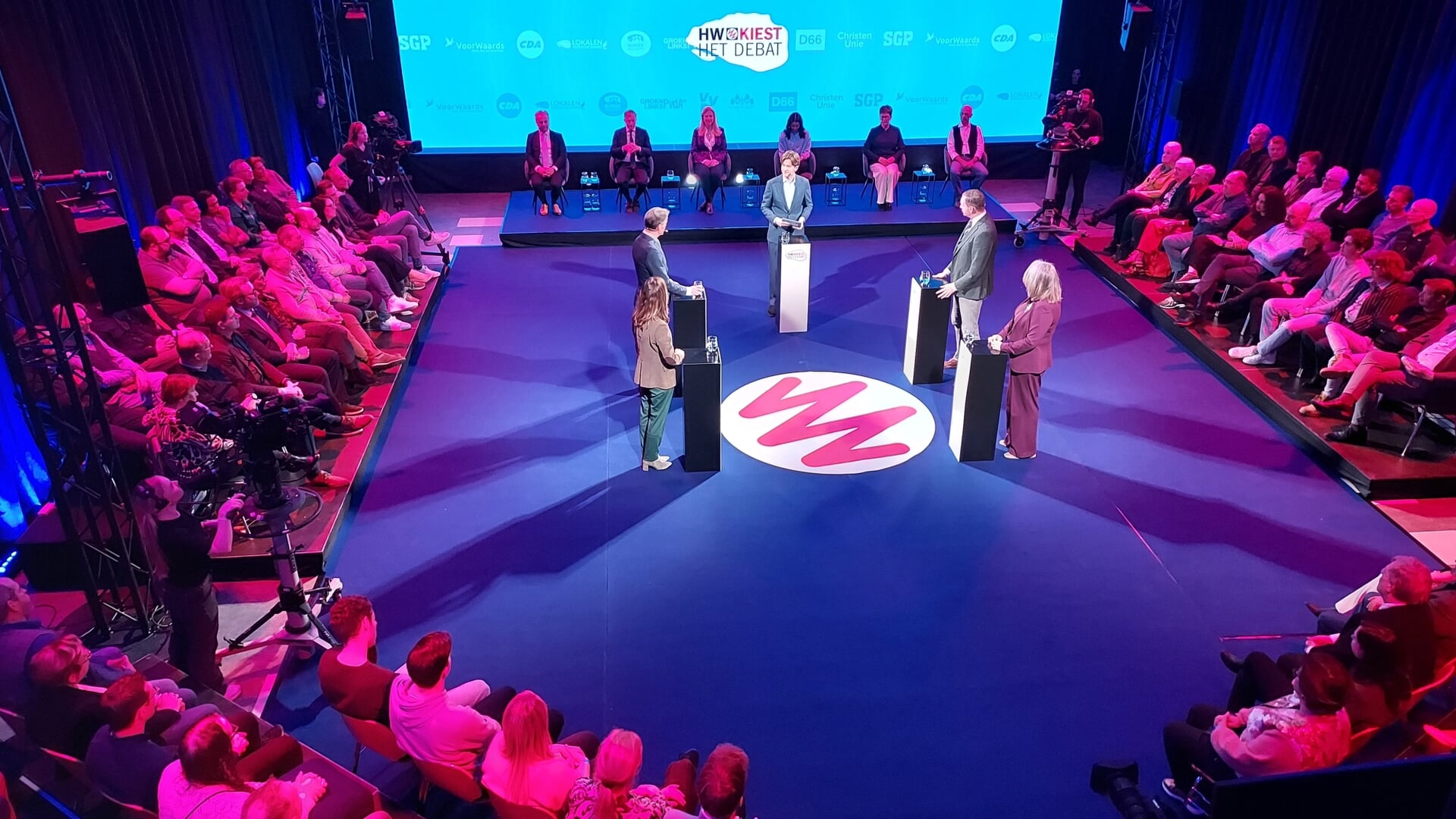 Verkiezingsdebat: 5 stellingen, 4 debaters, maar zo 1,2,3 geen winnaar ...