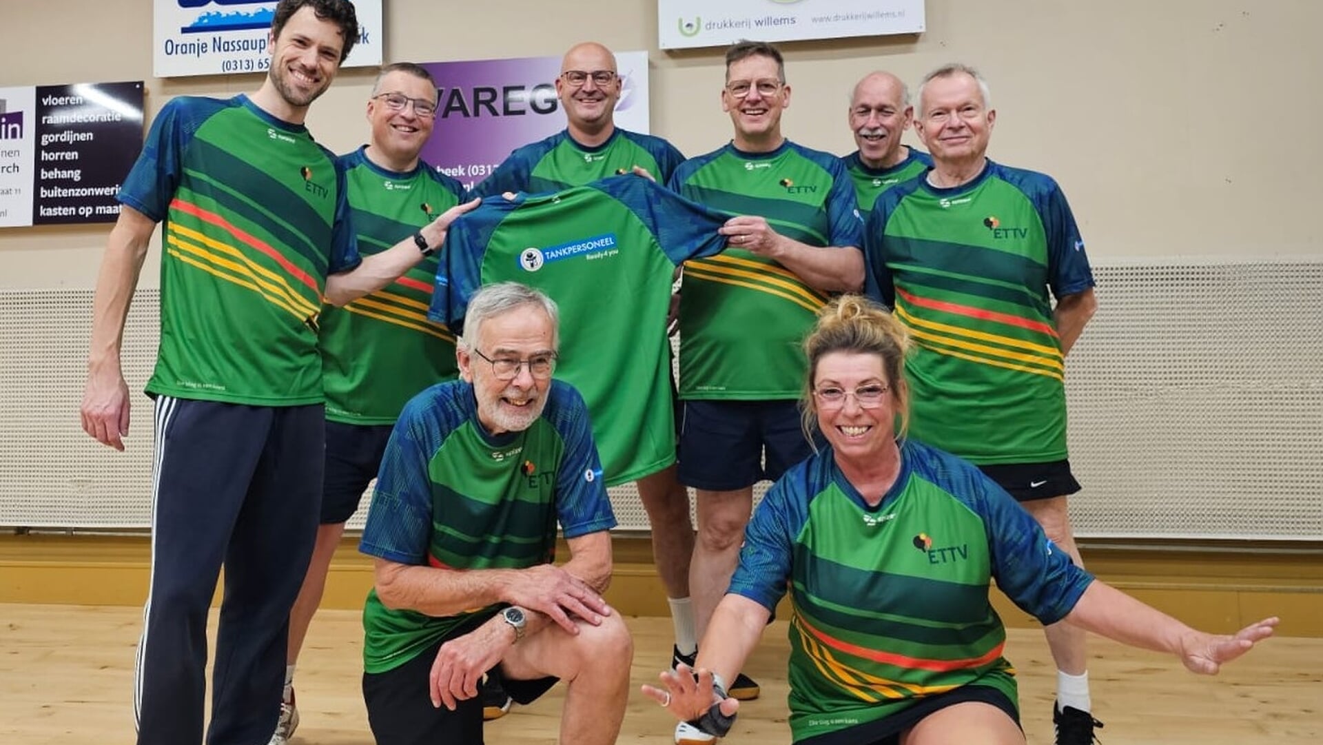 Nieuwe shirtsponsor Tafeltennisvereniging ETTV