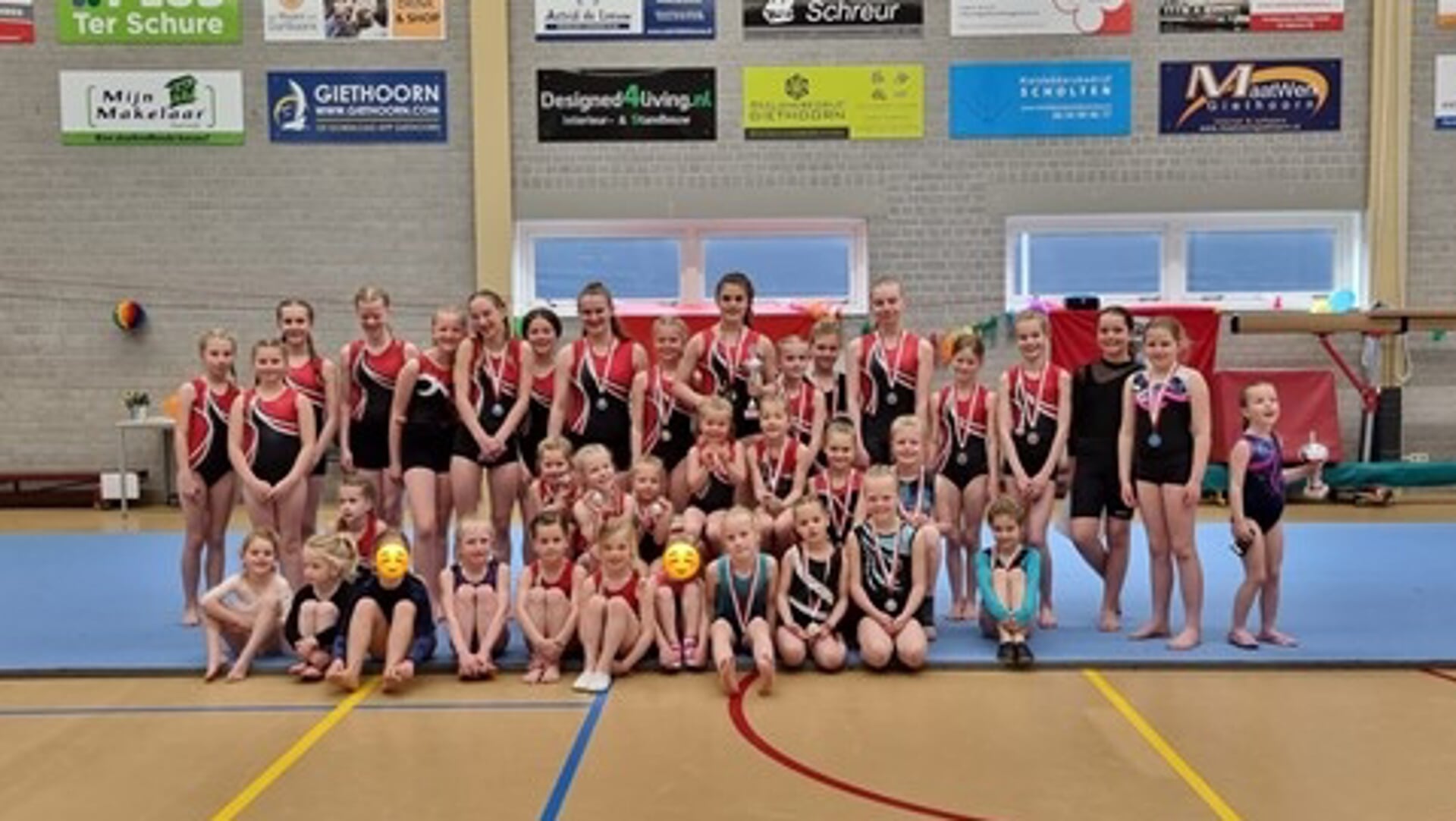 SV Giethoorn Samen Een afdeling gymnastiek tweede en derde in Oldemarkt