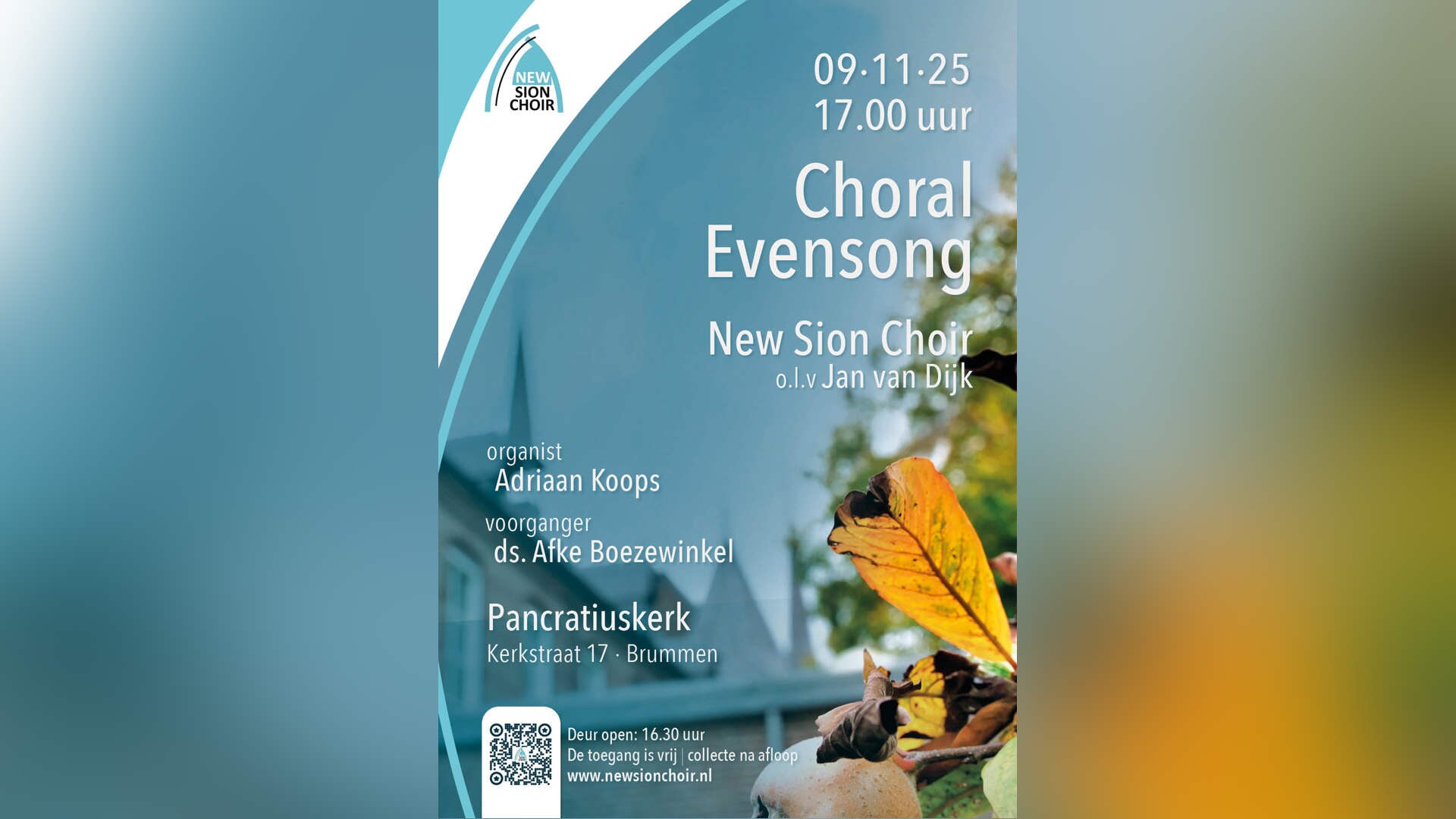 Choral Evensong in Pancratiuskerk