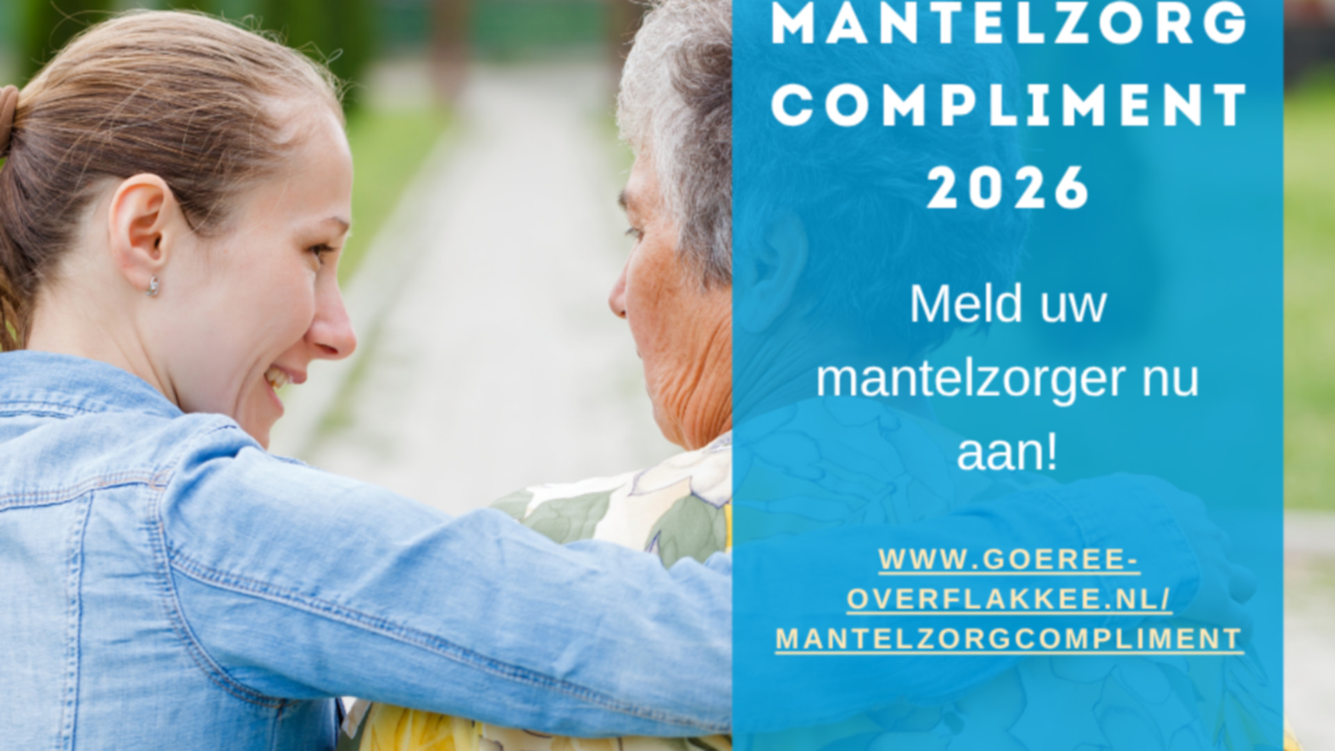 Bedank uw mantelzorger met compliment - Adverteren Goeree Overflakkee ...