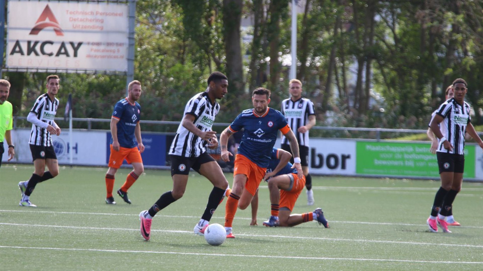 Brielle pakt punt met 9 man