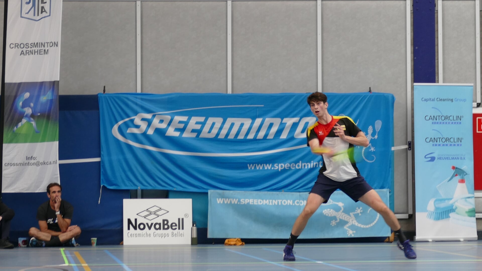 Internationaal Crossminton toernooi in sporthal Elderveld