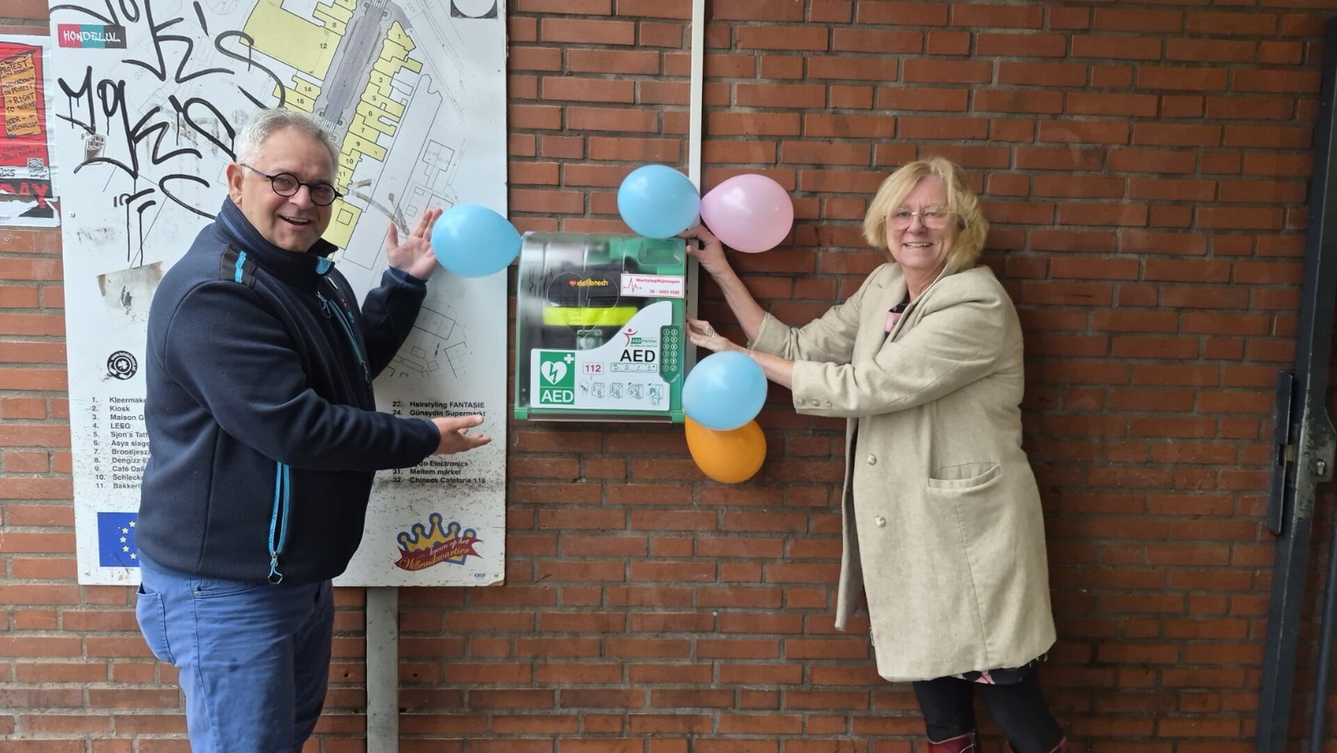 Nieuwe AED in het Willemskwartier